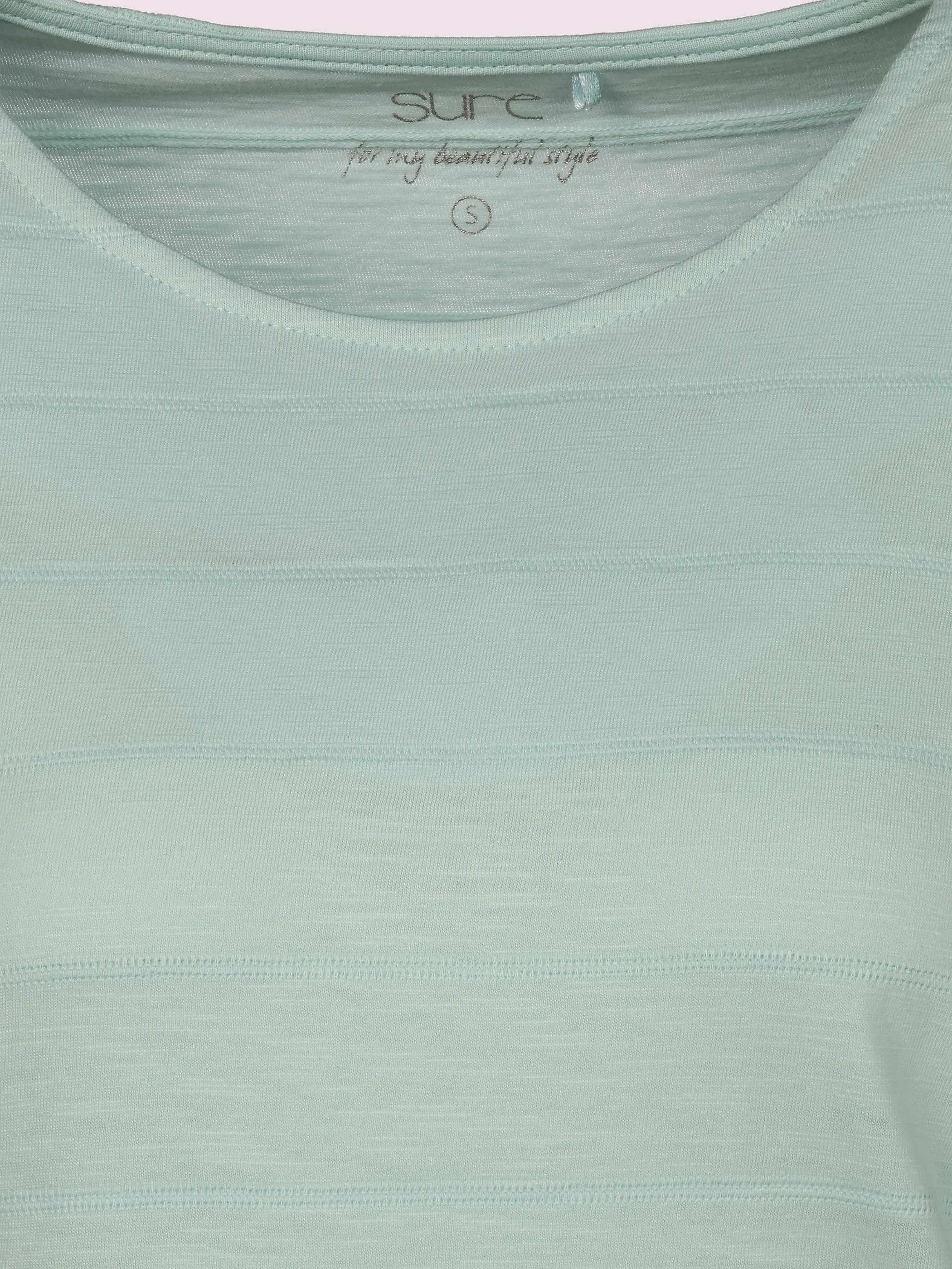 Sure Da-Struktur-T-Shirt Türkis 922011 ICY MORN 3