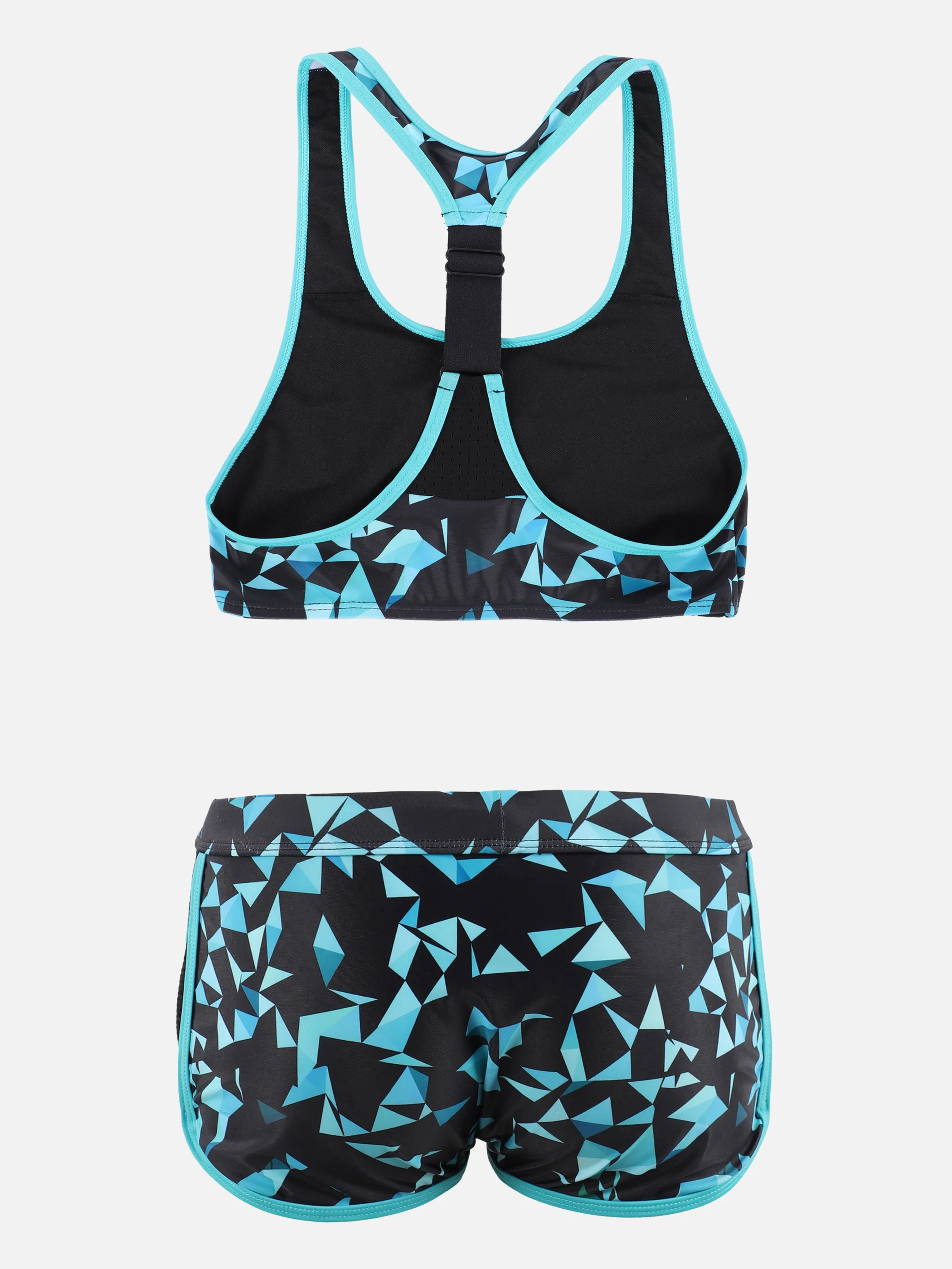 Stop + Go Md-Bikini-Set mit Druck Schwarz 876533 SCHWARZ/TU 2