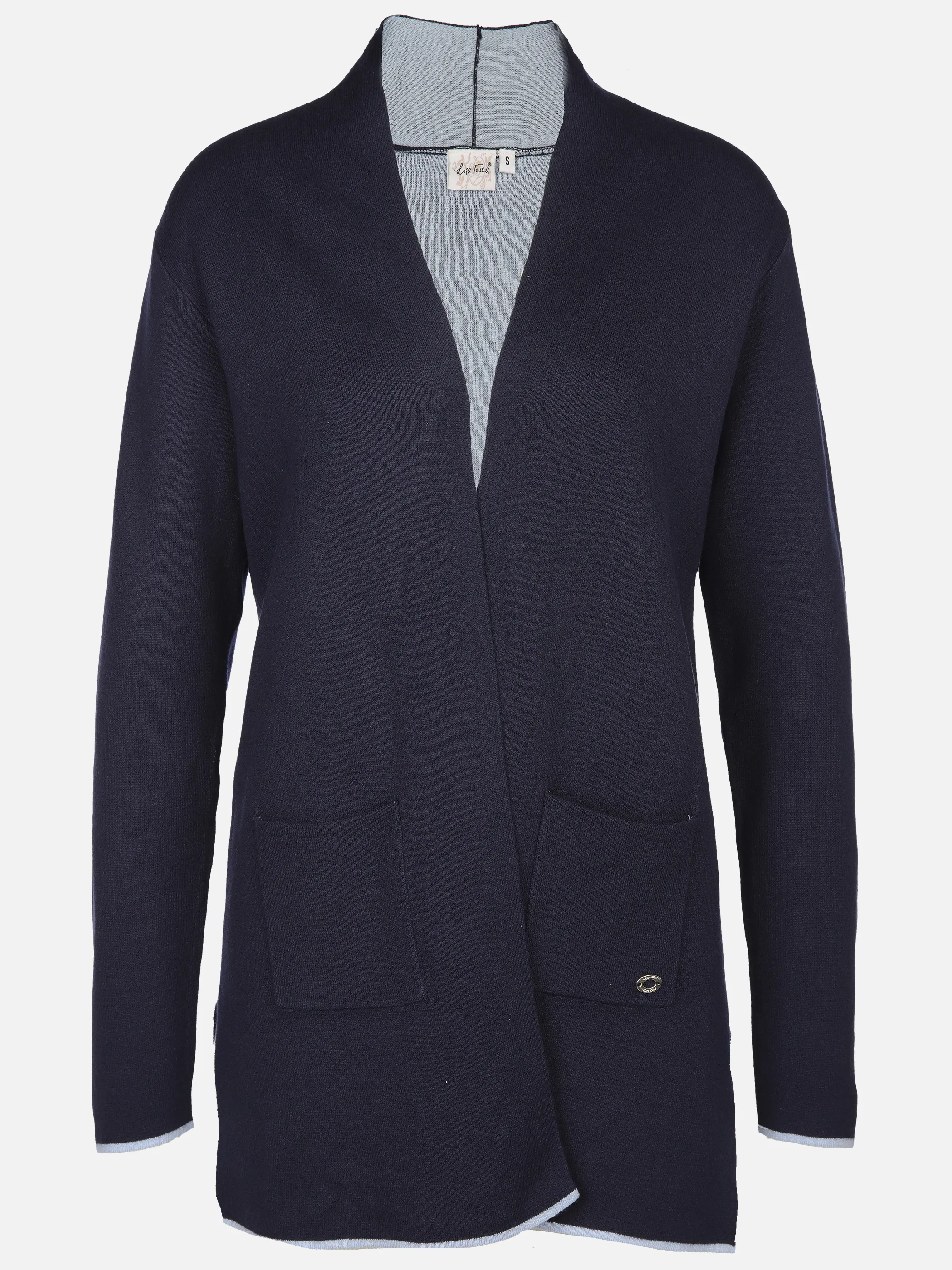 Lisa Tossa Da-Cardigan Double Face Marine 905181 MARINE/BL 1 Lisa Tossa Da-Cardigan Double Face Marine 905181 MARINE/BL 1