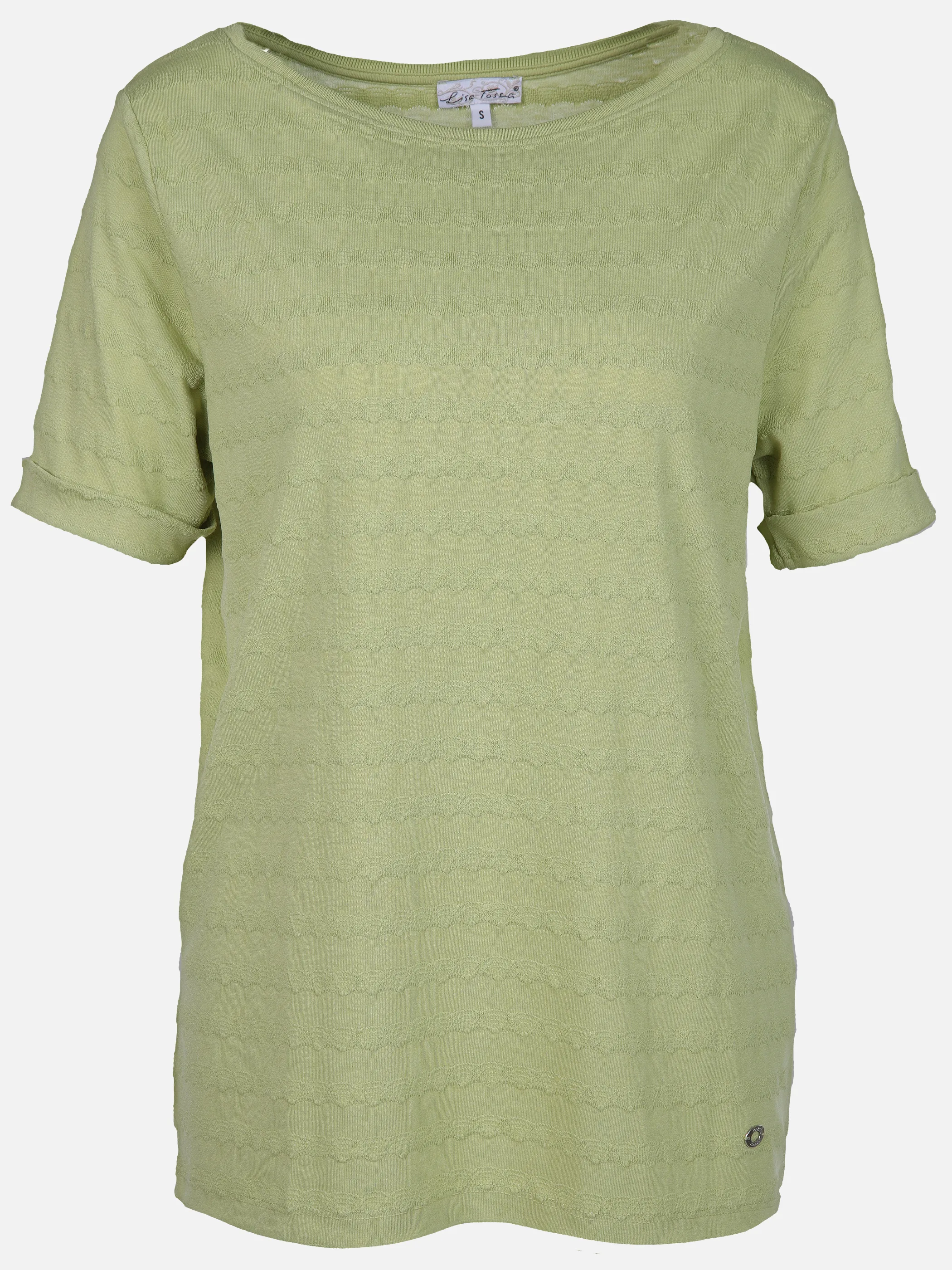 Lisa Tossa Da-Jacquard-Shirt m. 1/2 Arm Grün 906581 PEAR 1