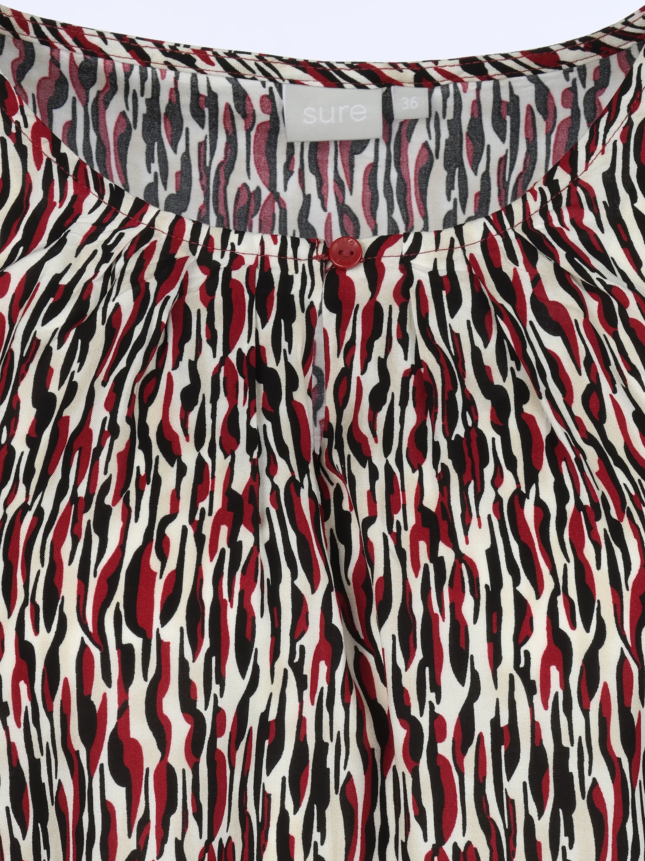 Sure Da-Blusen-Top Rot 922828 BORDEAUX 3