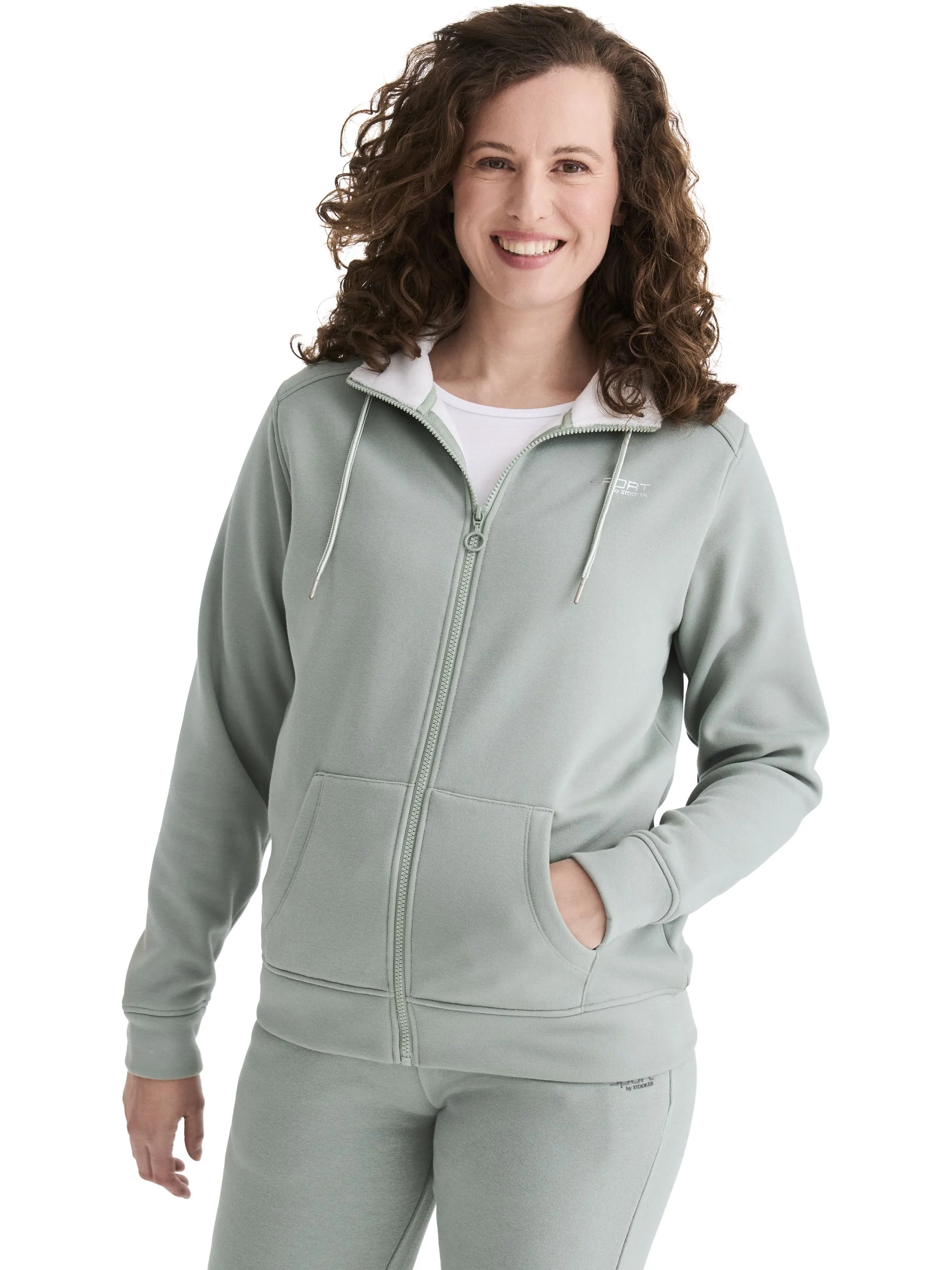 Stooker Athletic 02820300005714 Da-Sweatjacke Jane Grün 919796 5714 1