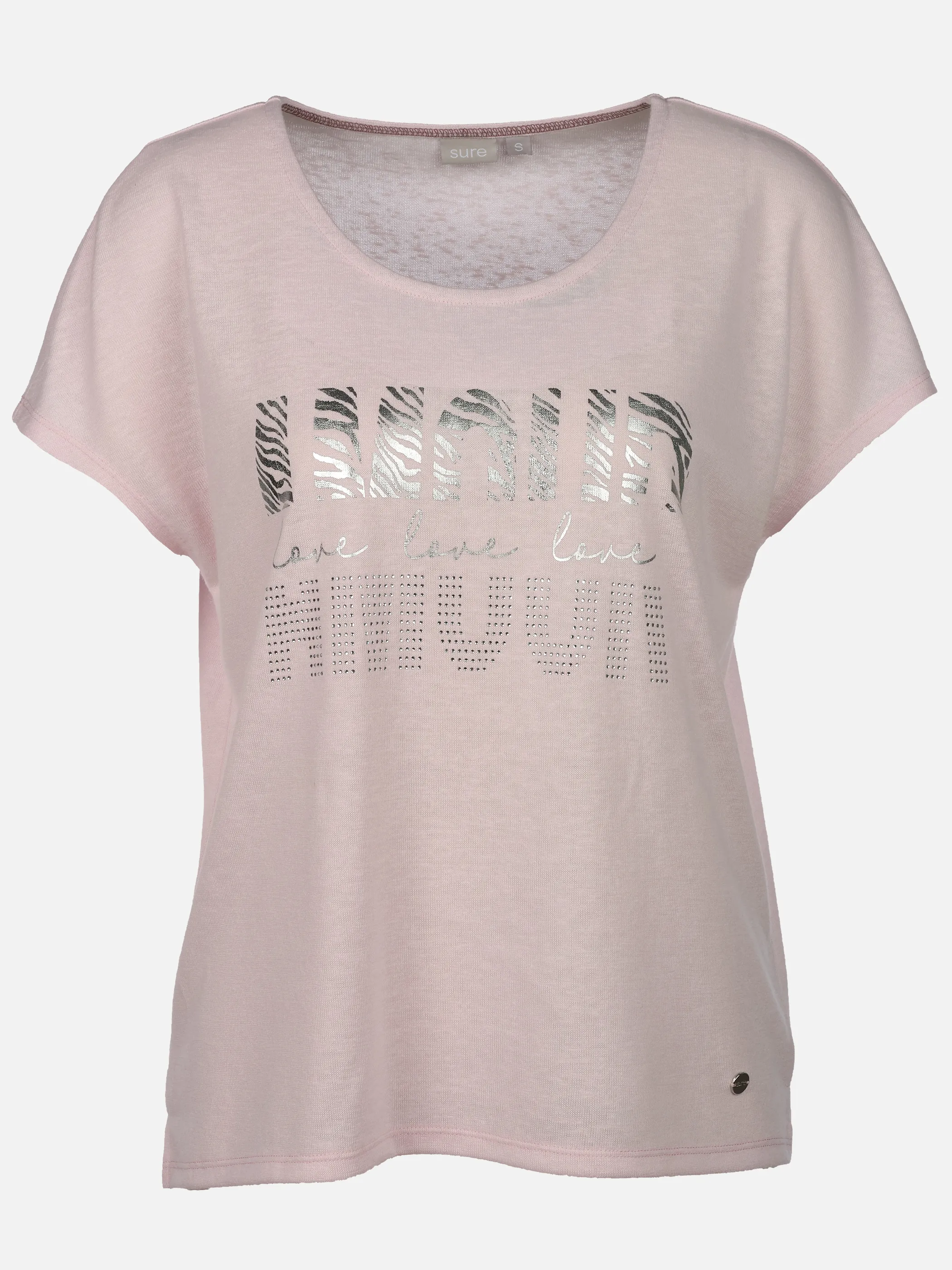 Sure Da-Shirt m. Folienprint Rosa 926143 BALLERINA 1