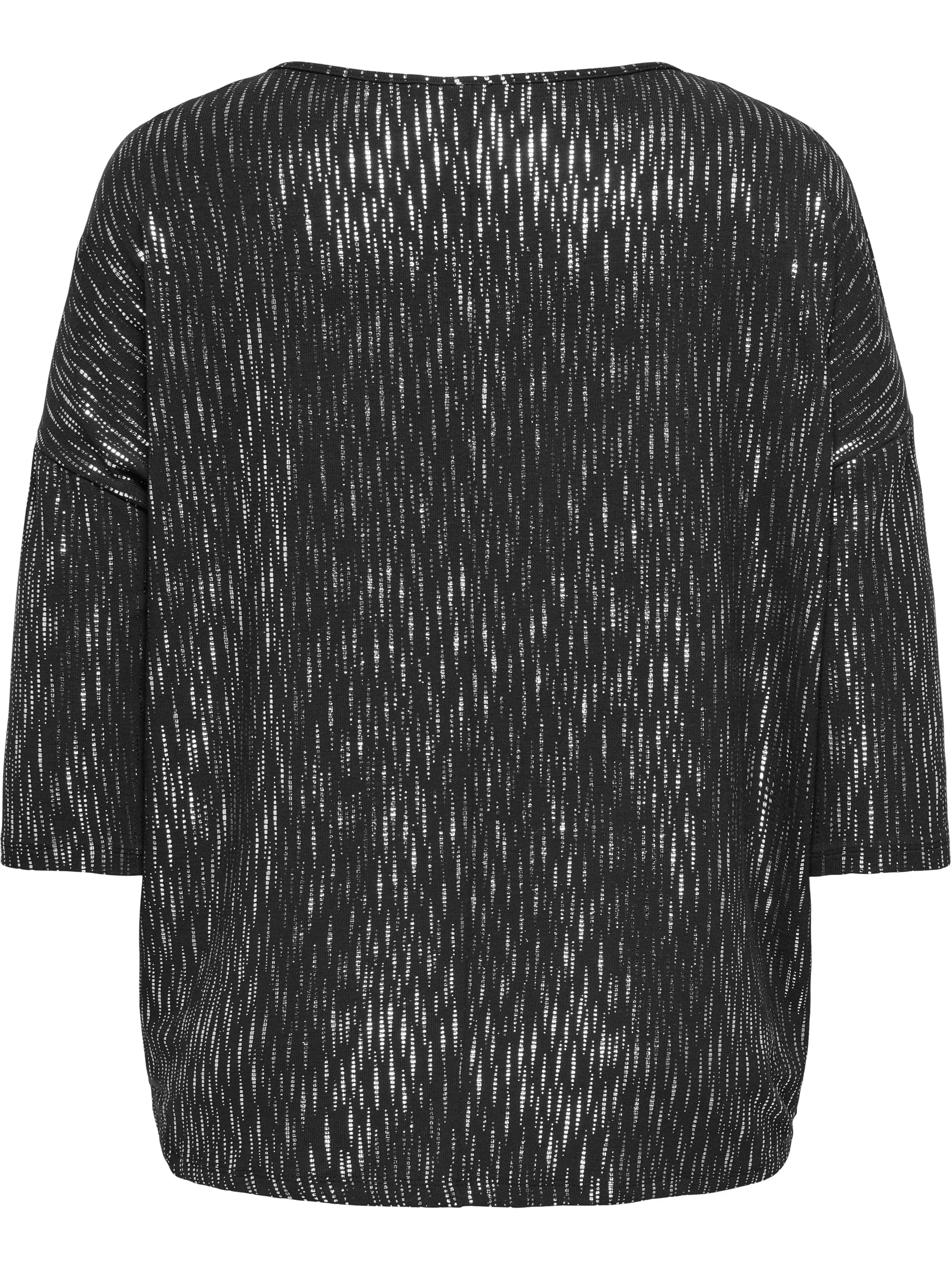Only Carmakoma 15336524 CARFOILA 3/4 V-NECK T Schwarz 918027 177911001 2