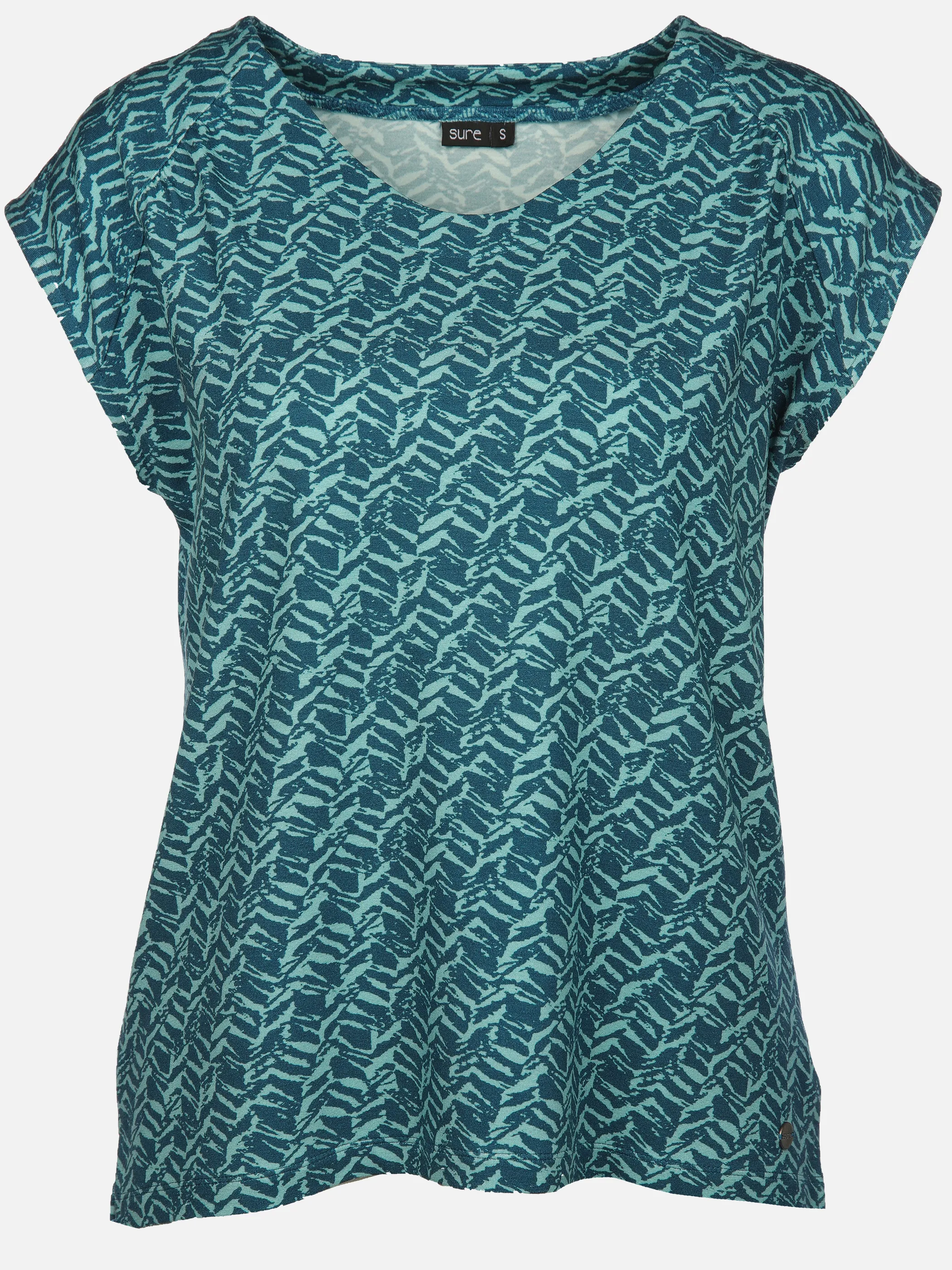Sure Da-Alloverprint-Shirt Blau 913485 BLUE 1