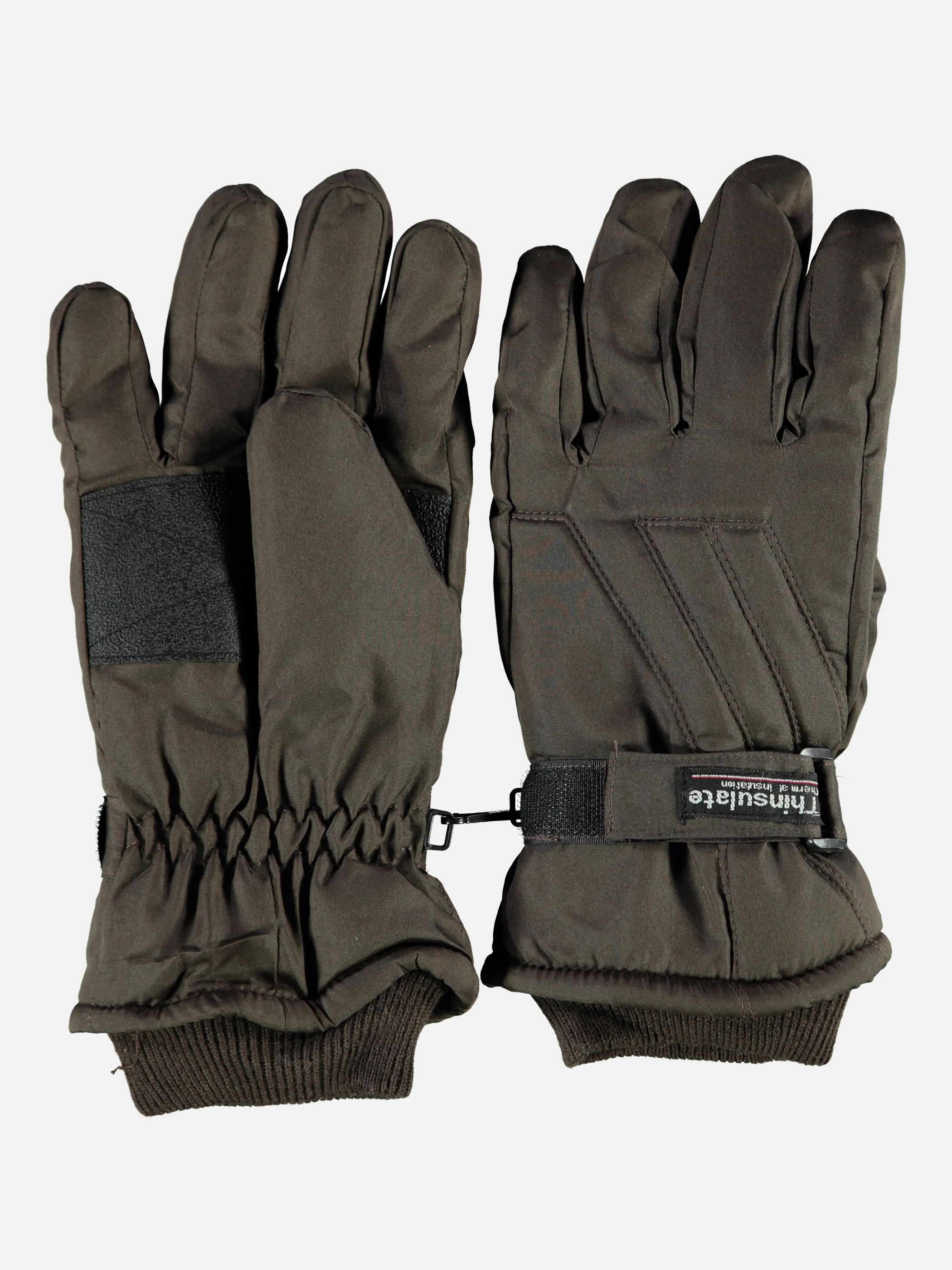 Erw-Skihandschuh mit Klettvers Braun 850218 BRAUN 2
