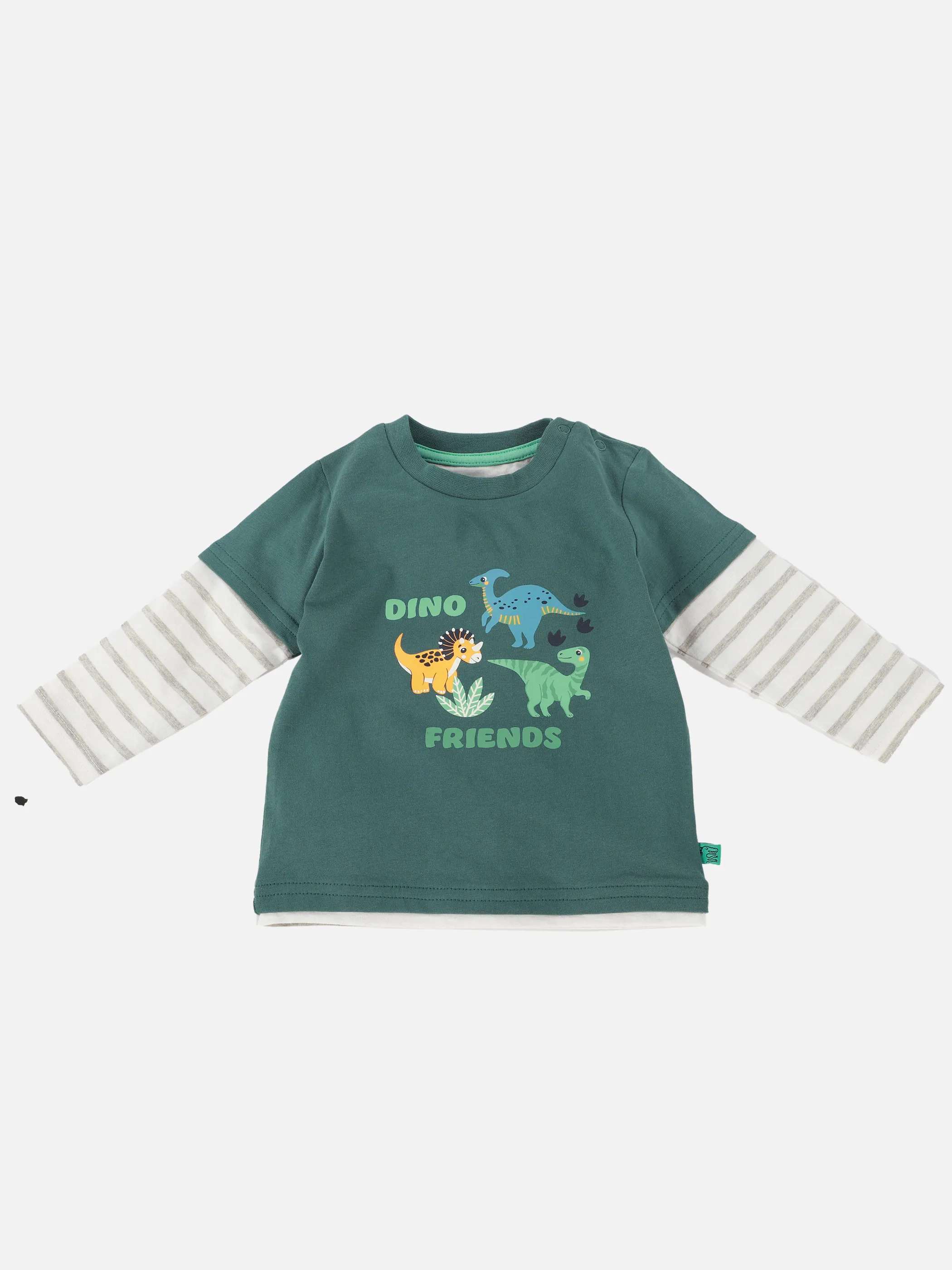 Bubble Gum BJ Longsleeve Shirt mit Affenfrontprint Grün 905630 GRÜN 1
