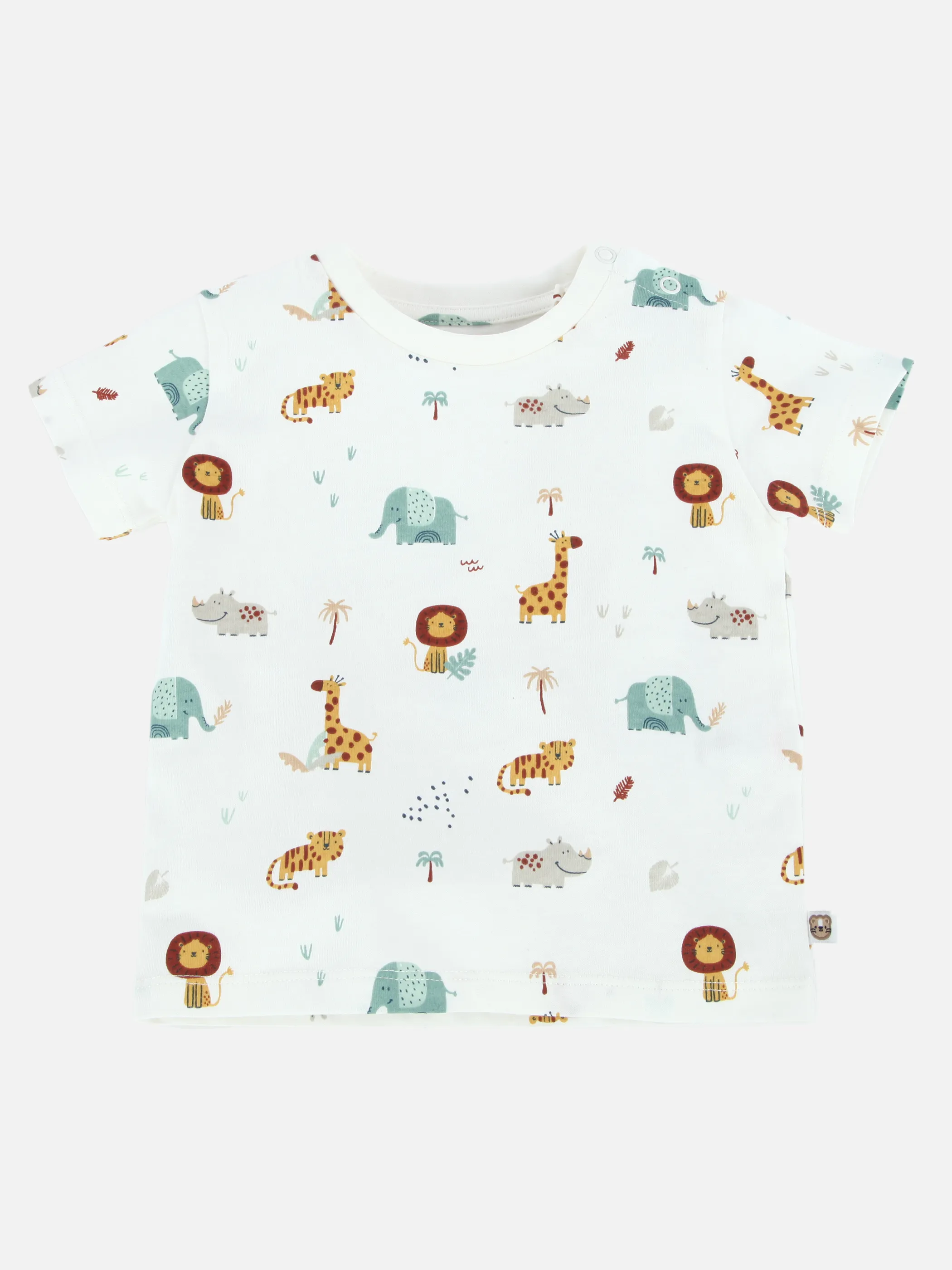 Bubble Gum BJ T-Shirt Tiere AOP in weiß Weiß 908539 WEIß 1 Bubble Gum BJ T-Shirt Tiere AOP in weiß Weiß 908539 WEIß 1