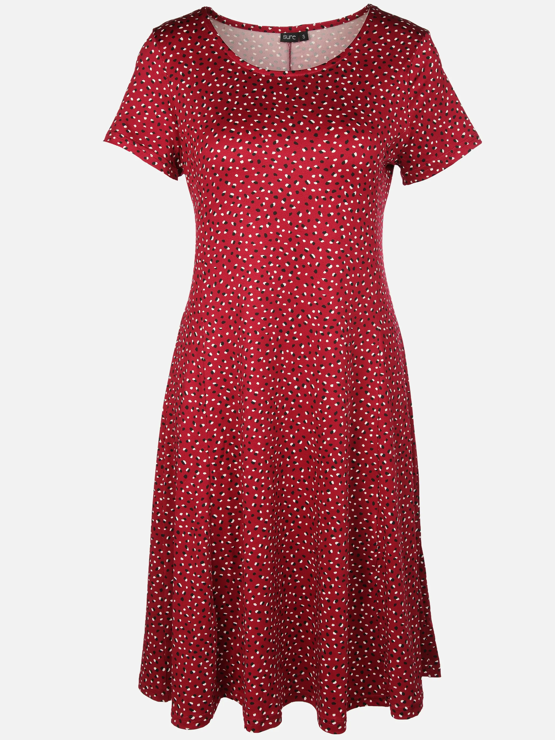 Sure Da-Jersey Kleid 1/2 Arm Rot 908111 RED 1