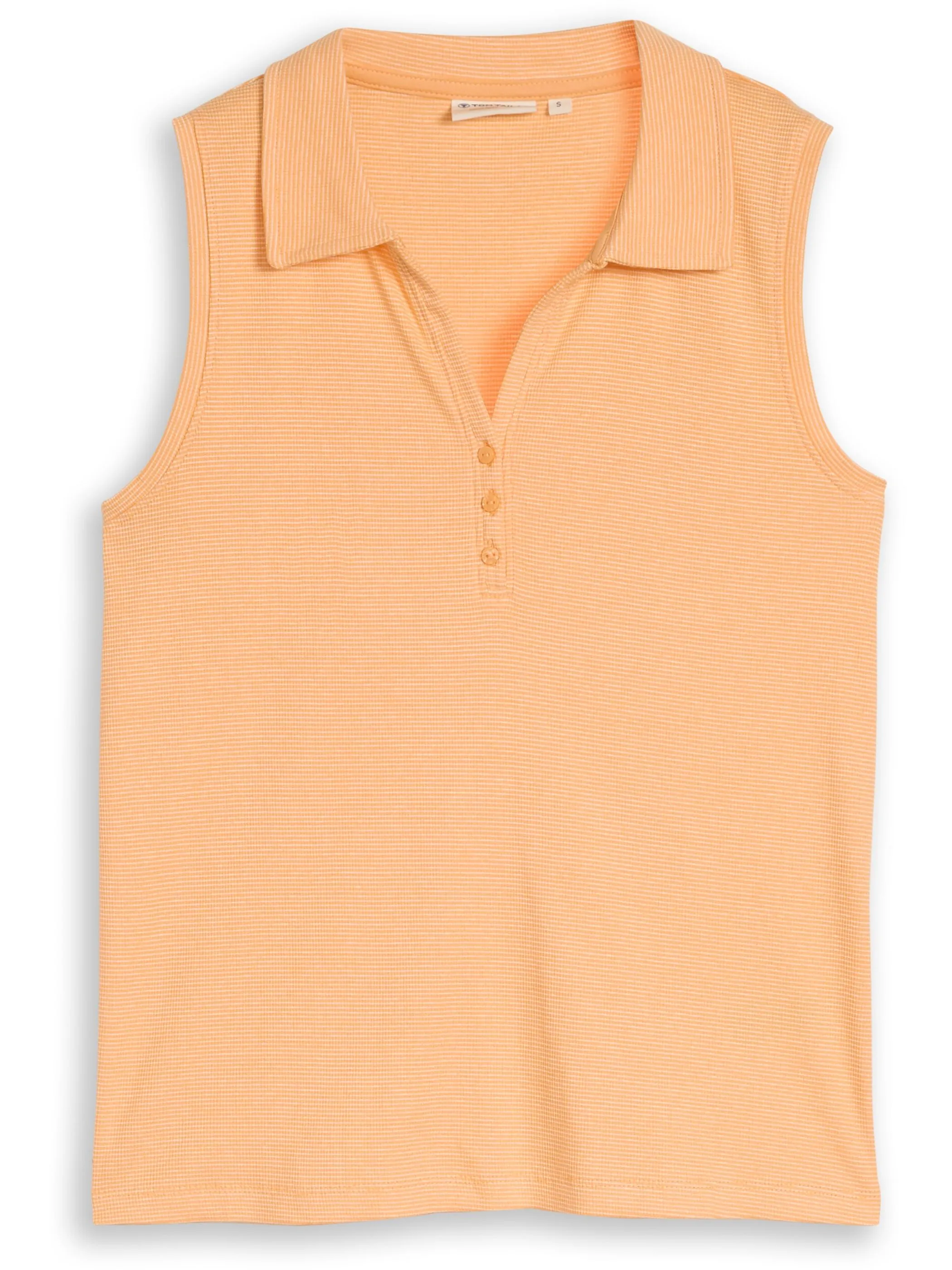 Tom Tailor 1051224 Top striped rib Orange 926007 40309 5
