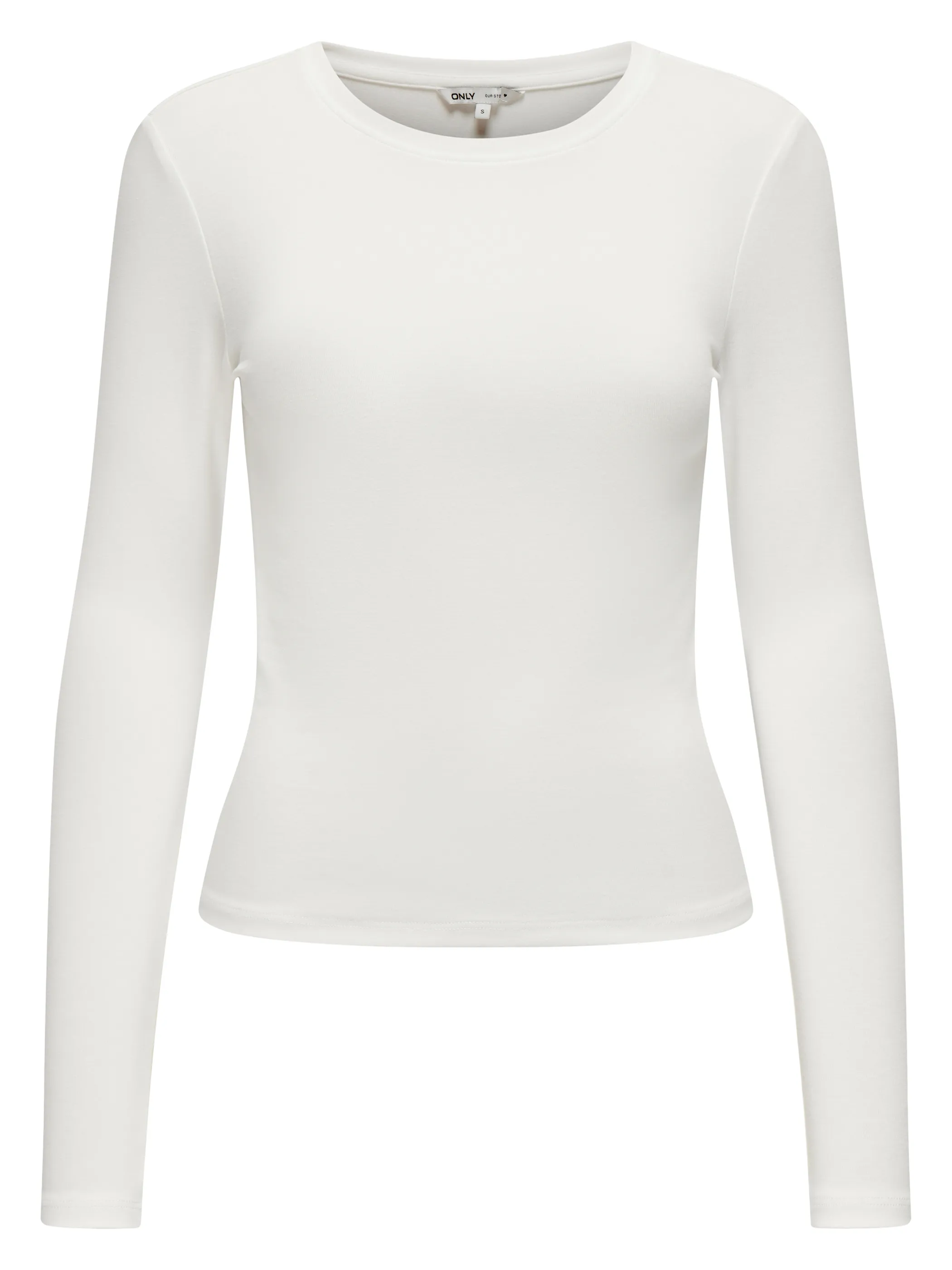 Only 15323159 ONLRILEY O-NECK L/S T Weiß 917532 177922 3