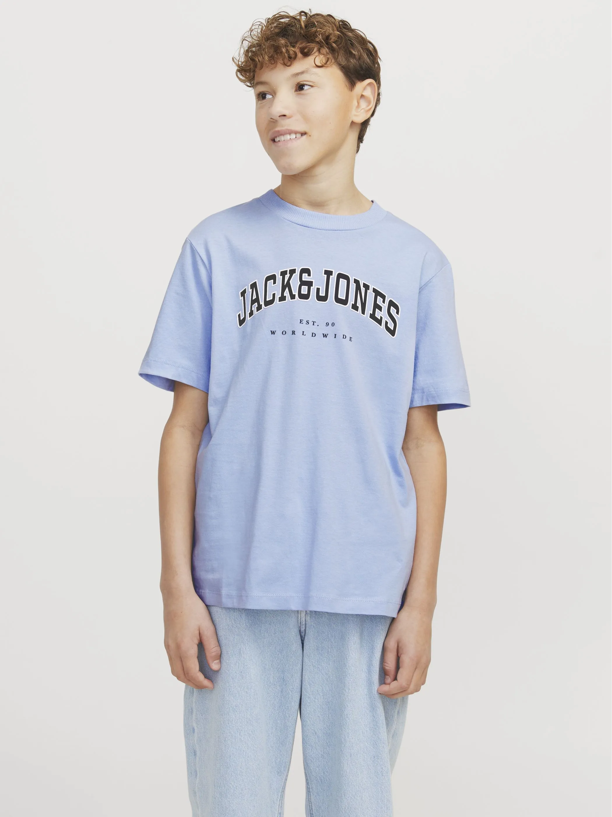 Jack&Jones Junior 12258924 JJECALEB VARSITY TEE Blau 904153 175780001 2 Jack&Jones Junior 12258924 JJECALEB VARSITY TEE Blau 904153 175780001 2