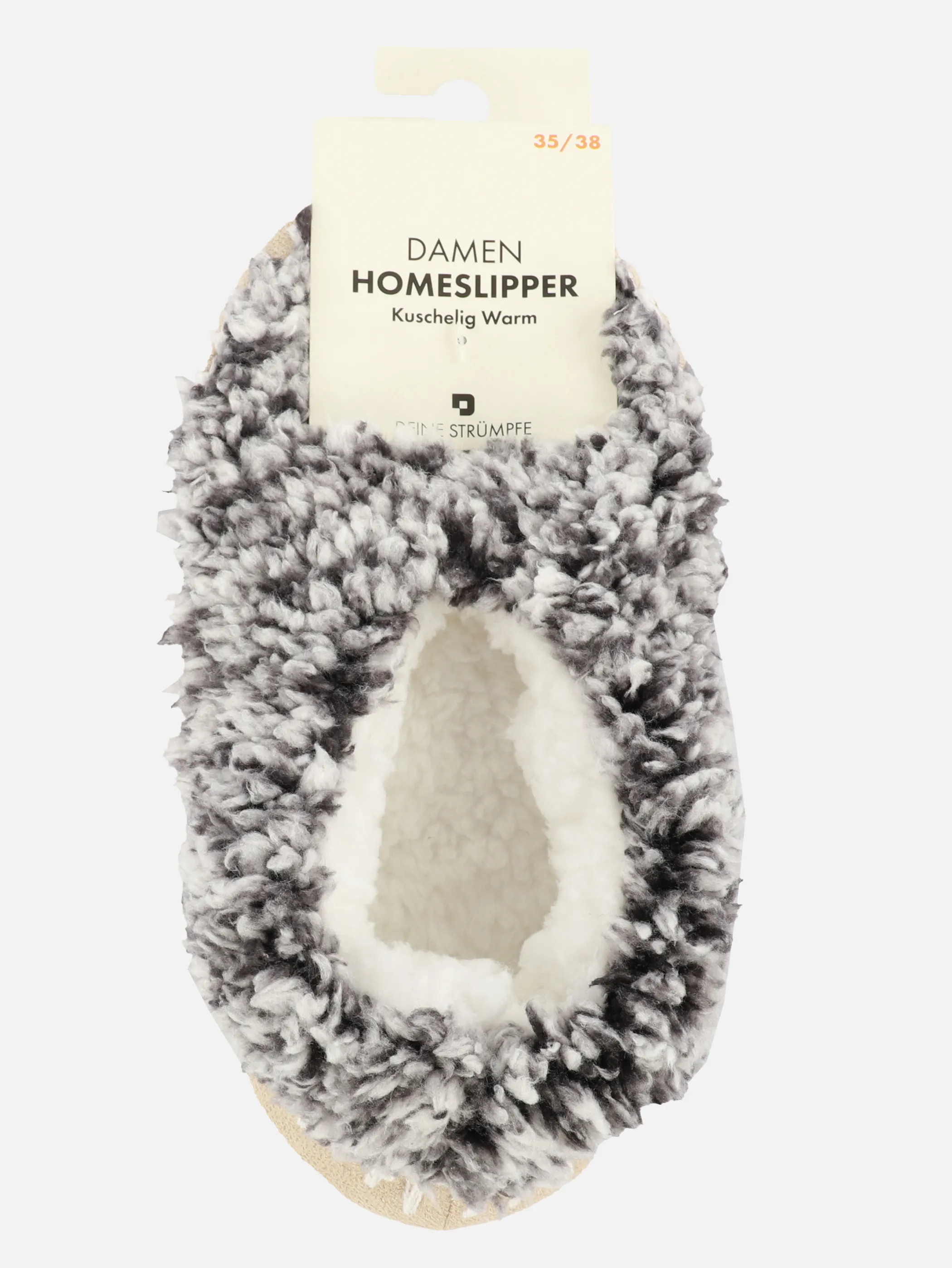 Da. Hausschuhsocken ABS Grau 914556 GRAU 3 Da. Hausschuhsocken ABS Grau 914556 GRAU 3