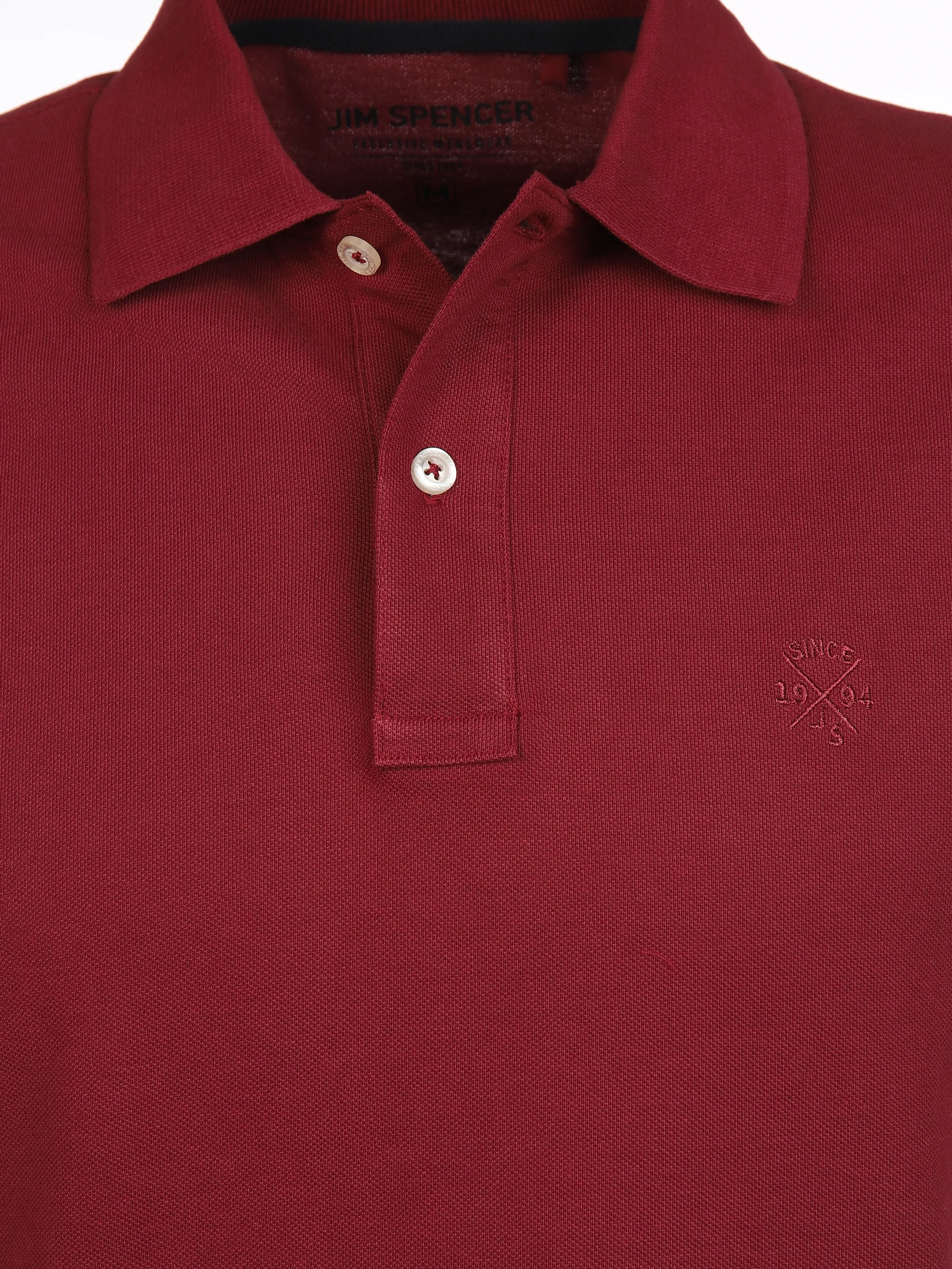 Jim Spencer He. Poloshirt 1/2 Arm uni basic Rot 890322 DK RED 3 Jim Spencer He. Poloshirt 1/2 Arm uni basic Rot 890322 DK RED 3