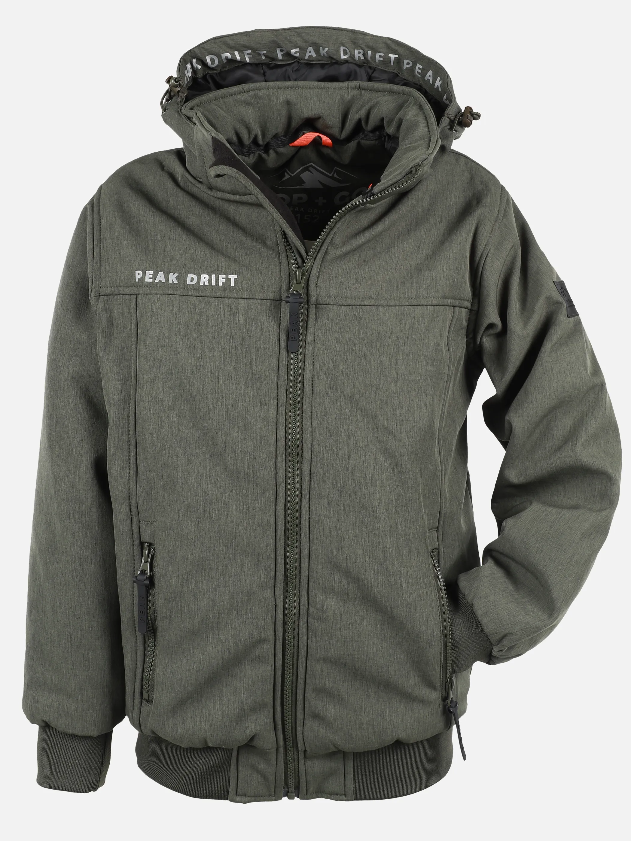 Stop + Go TB- Softshell Jacke Oliv 896823 KHAKI 4 Stop + Go TB- Softshell Jacke Oliv 896823 KHAKI 4