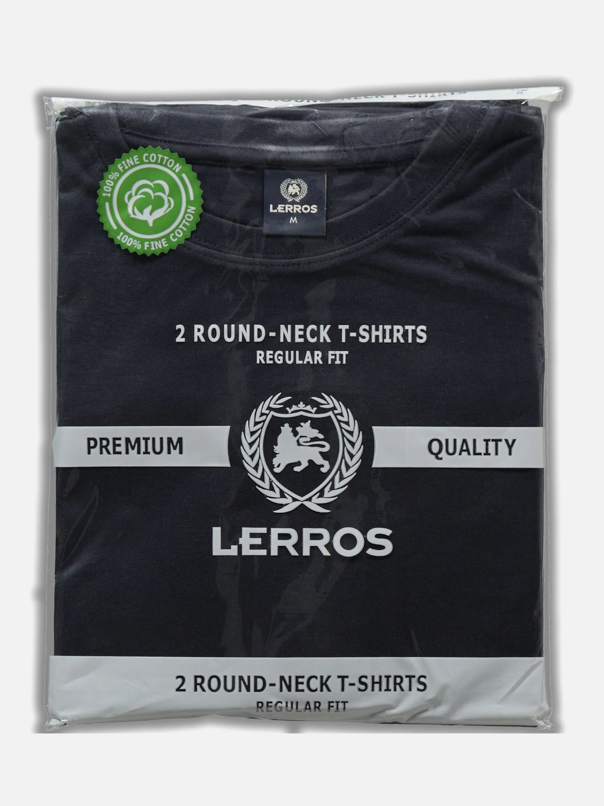 Lerros 2001014 T-SHIRT O-Neck DP Blau 850167 480 3
