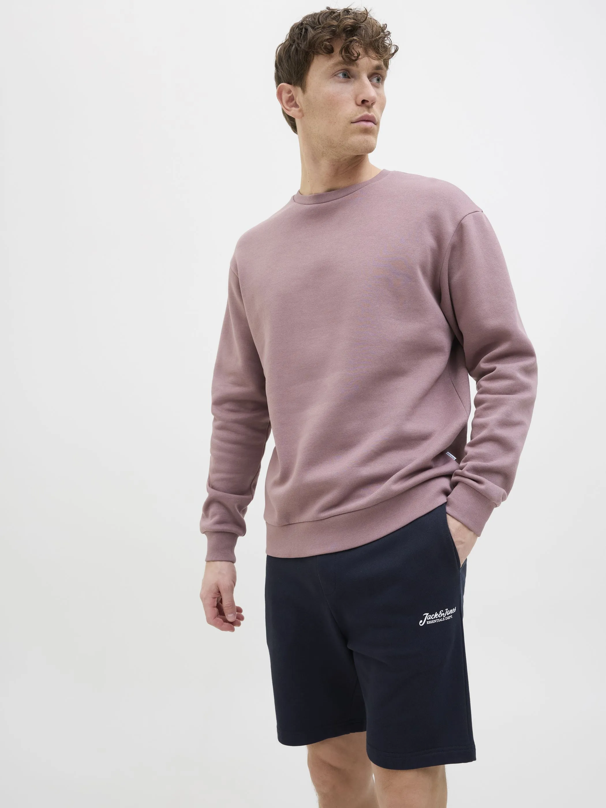 Jack Jones 12268770 JPSTGORDON BEAU SWEAT Schwarz 904463 175917 5
