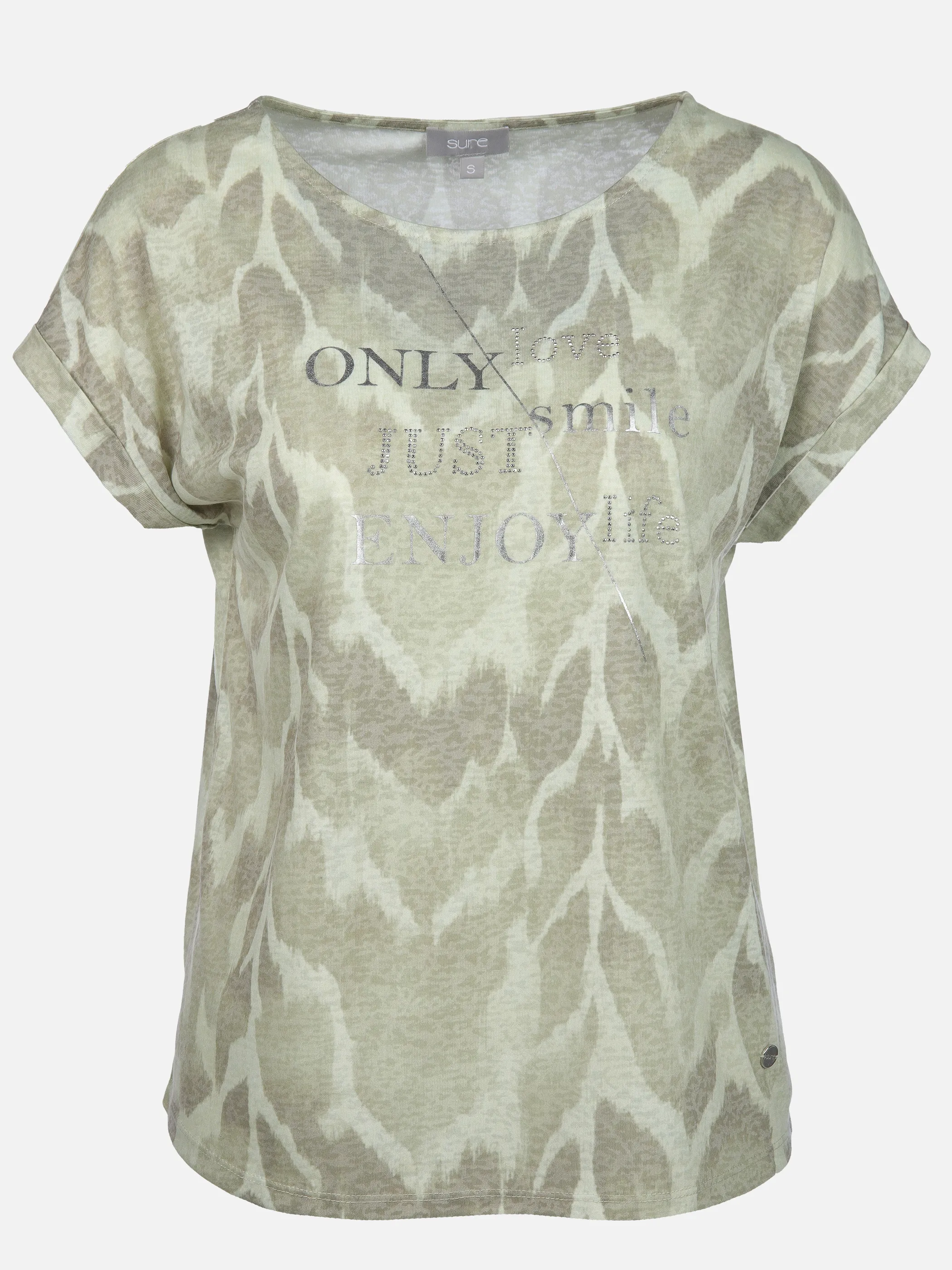 Sure Da-Shirt m.überschnittenem Arm Oliv 907272 KHAKI 1 Sure Da-Shirt m.überschnittenem Arm Oliv 907272 KHAKI 1
