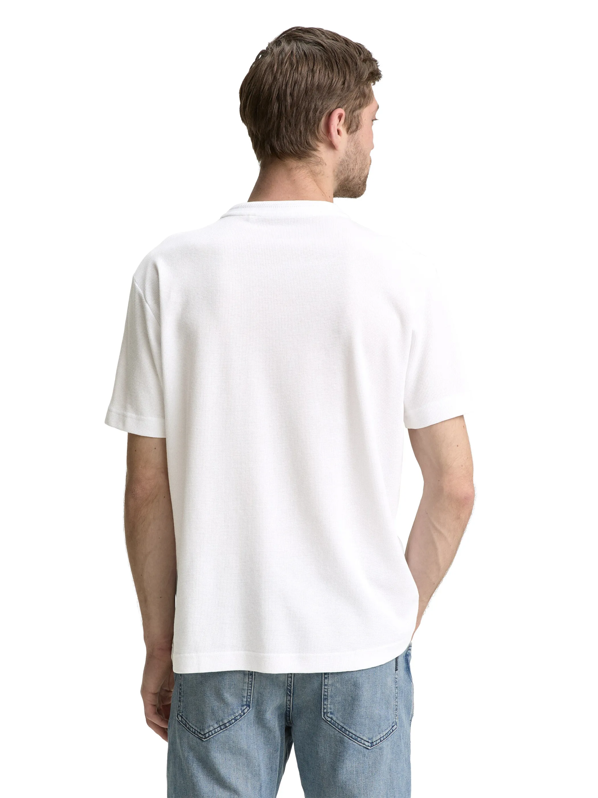 Tom Tailor 1046810 structured t-shirt Weiß 910583 20000 2 Tom Tailor 1046810 structured t-shirt Weiß 910583 20000 2