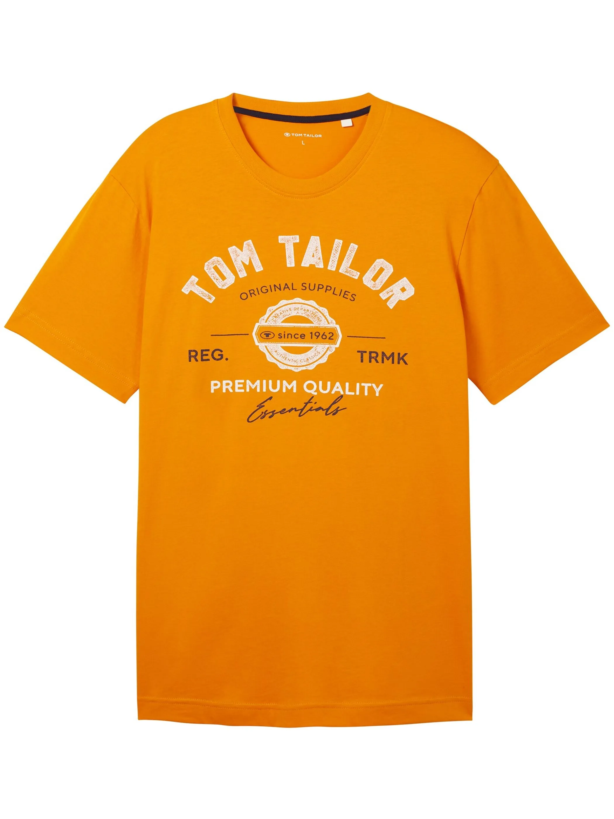 Tom Tailor 1037735 NOS logo tee Orange 884276 12392 1