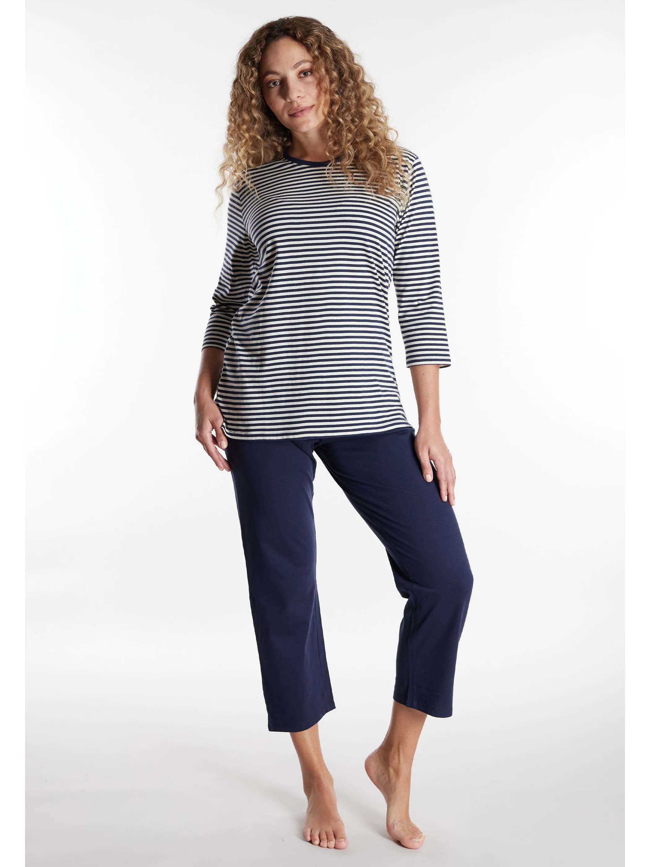 Götzburg 250265/4009 O-Pyjama,3/4A., 7/ Blau 909707 632 1 Götzburg 250265/4009 O-Pyjama,3/4A., 7/ Blau 909707 632 1