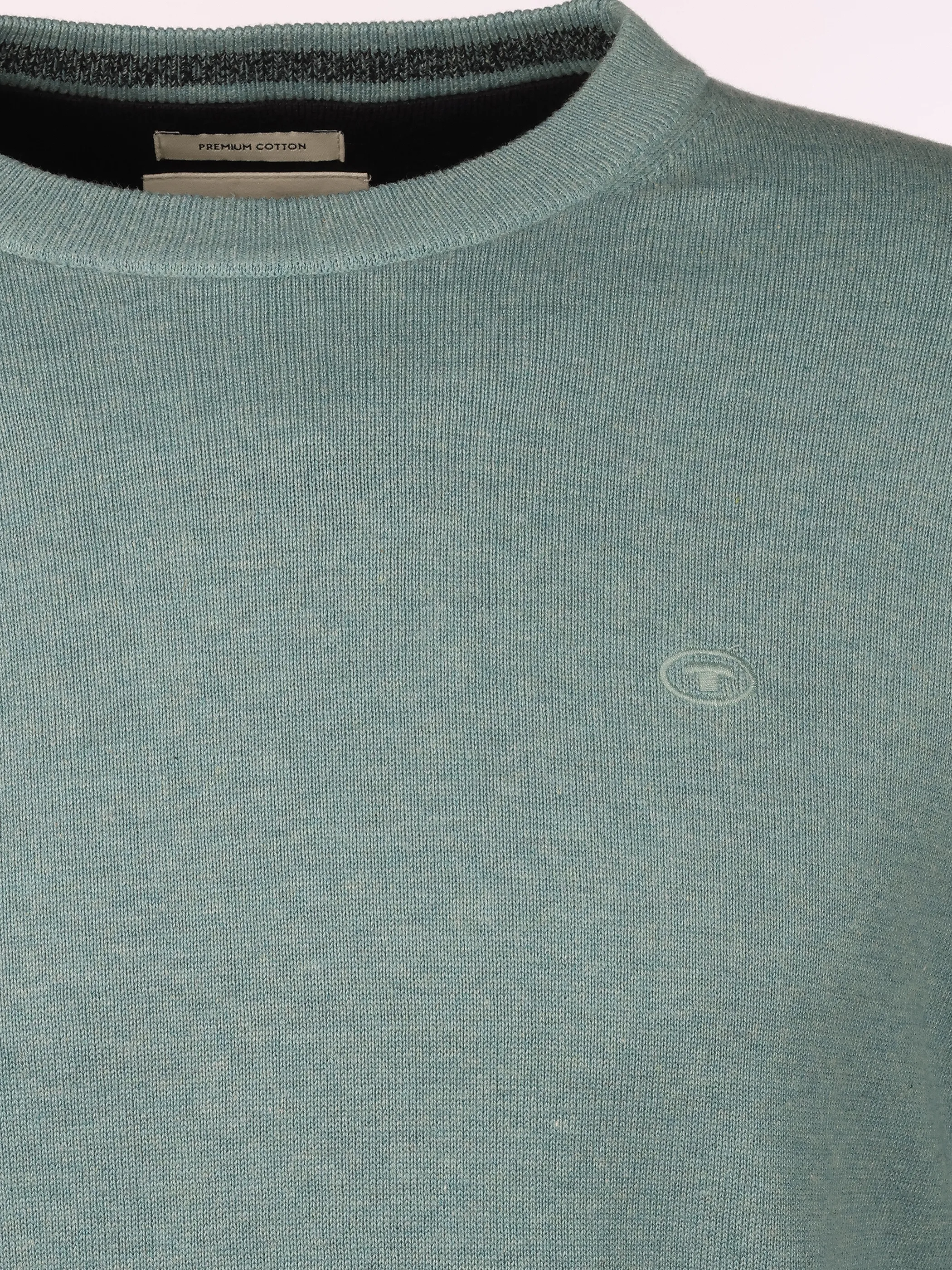 Tom Tailor 1039805 NOS basic crewneck knit Blau 898460 39104 3