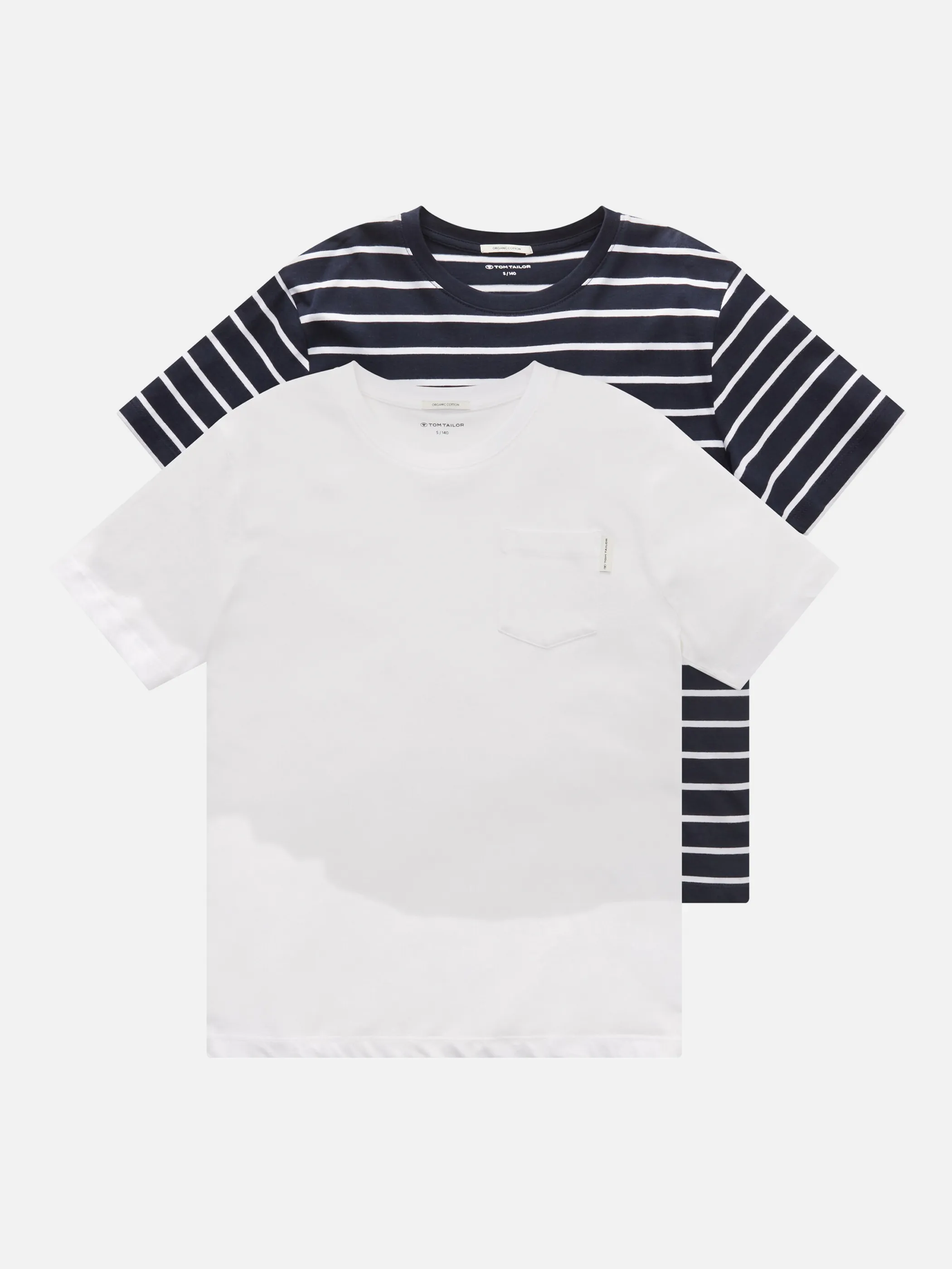 Tom Tailor 1032150 double pack t-shirt pa Weiß 865855 20000 1