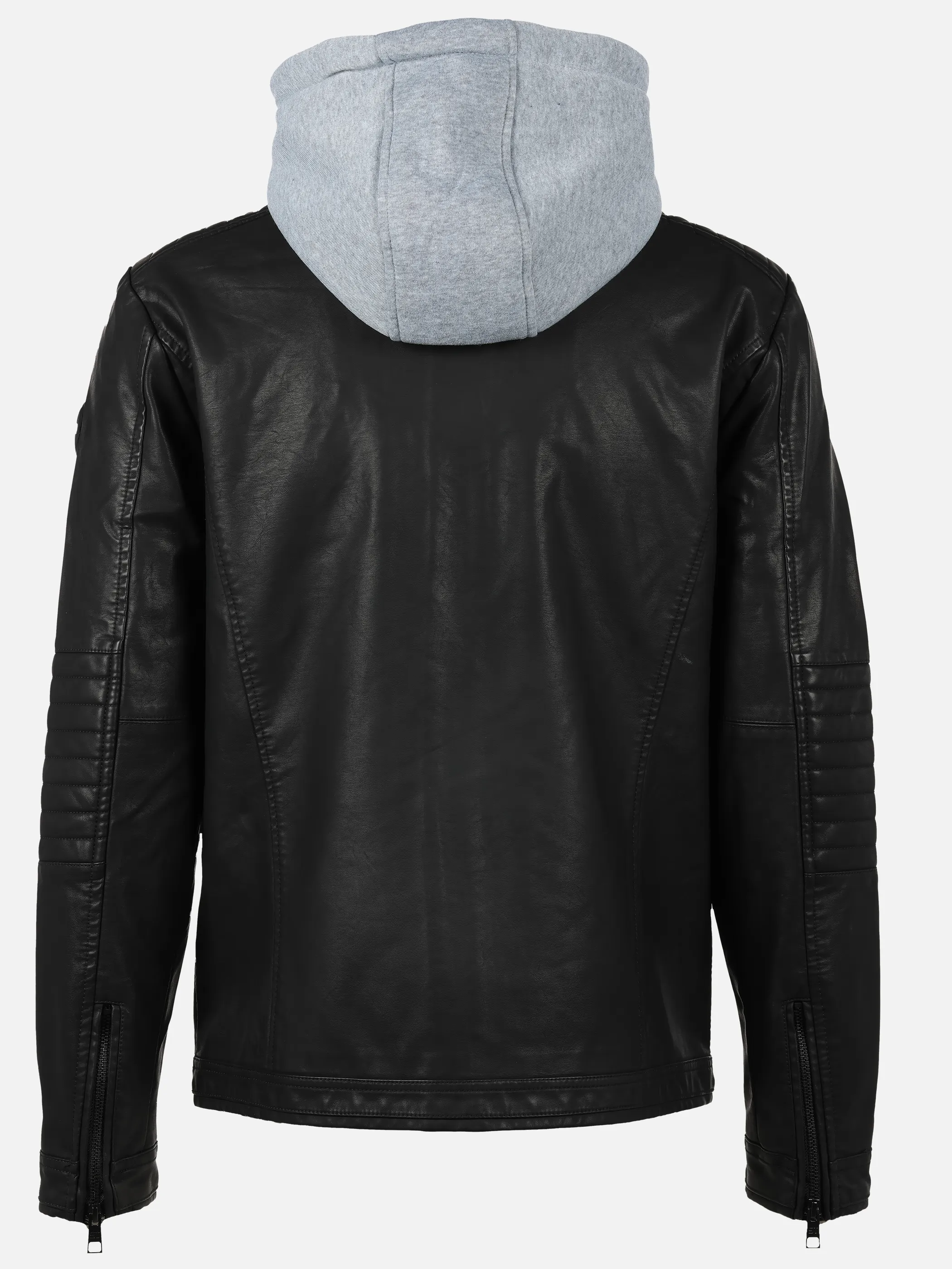 Southern Territory He. PU Bikerjacke m. Kapuze Schwarz 919540 1000 2