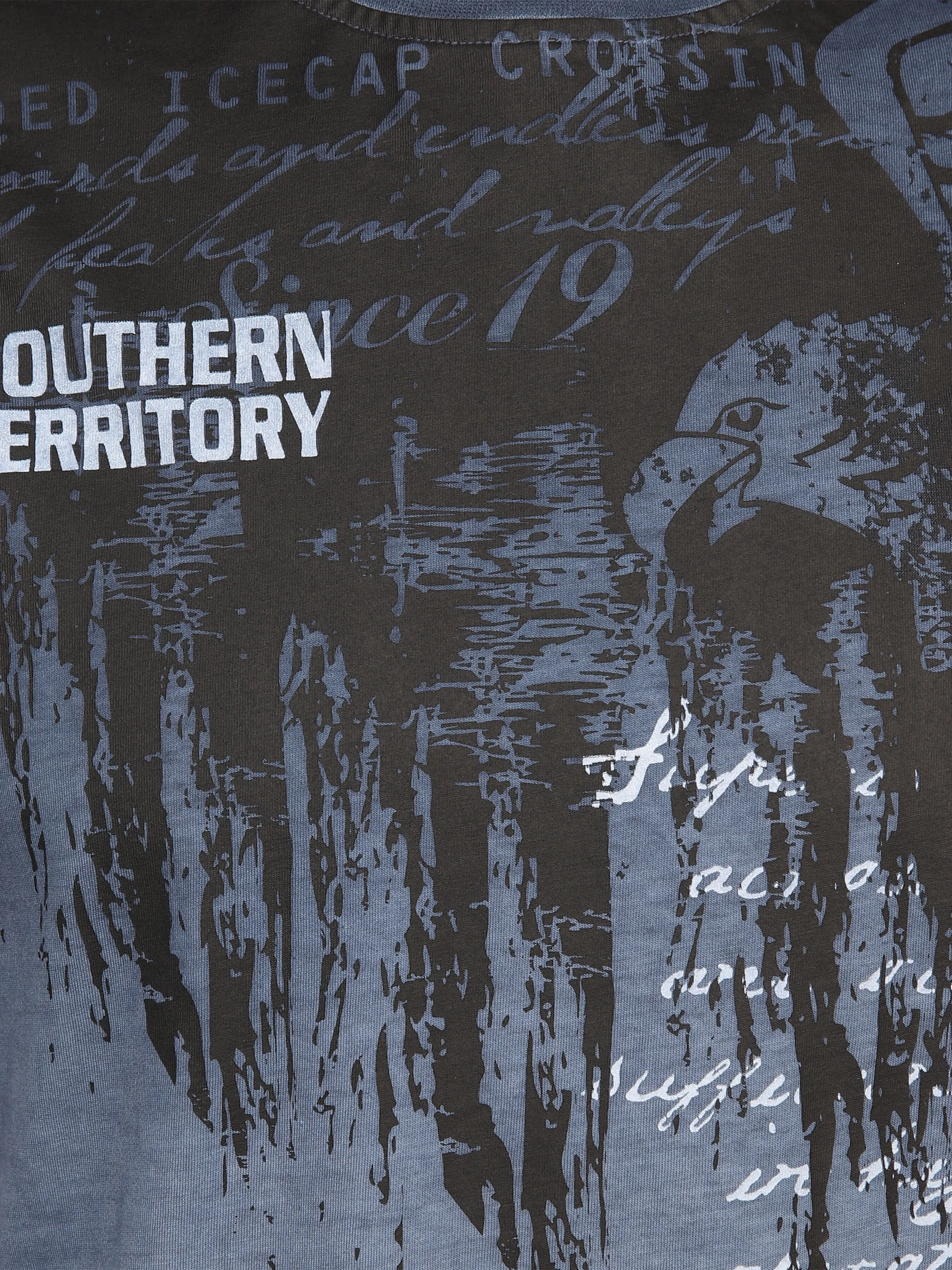 Southern Territory He. Muscleshirt washer print Blau 884156 BLUE 3 Southern Territory He. Muscleshirt washer print Blau 884156 BLUE 3