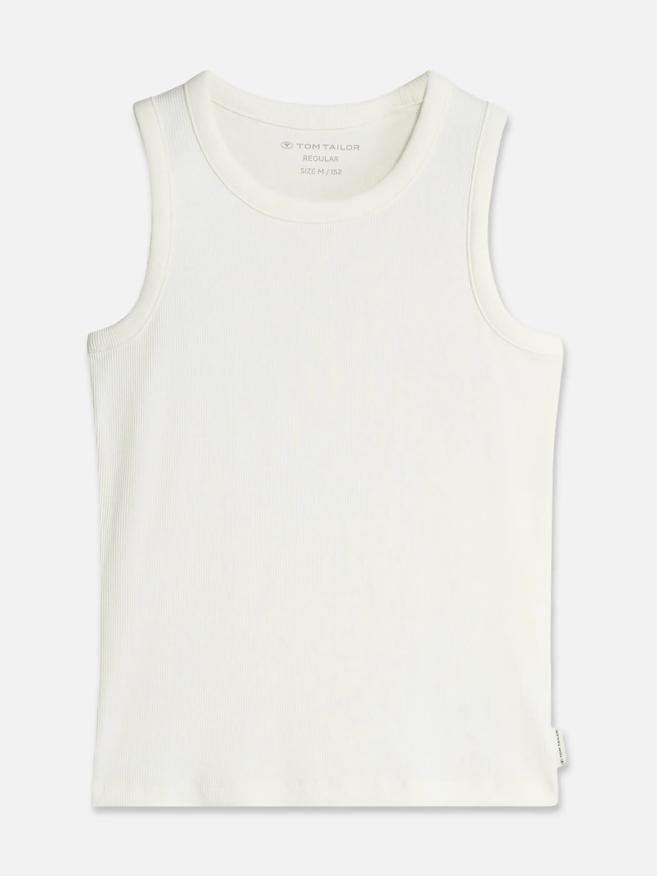 Tom Tailor 1053437 basic rib top Weiß 934449 10315 1