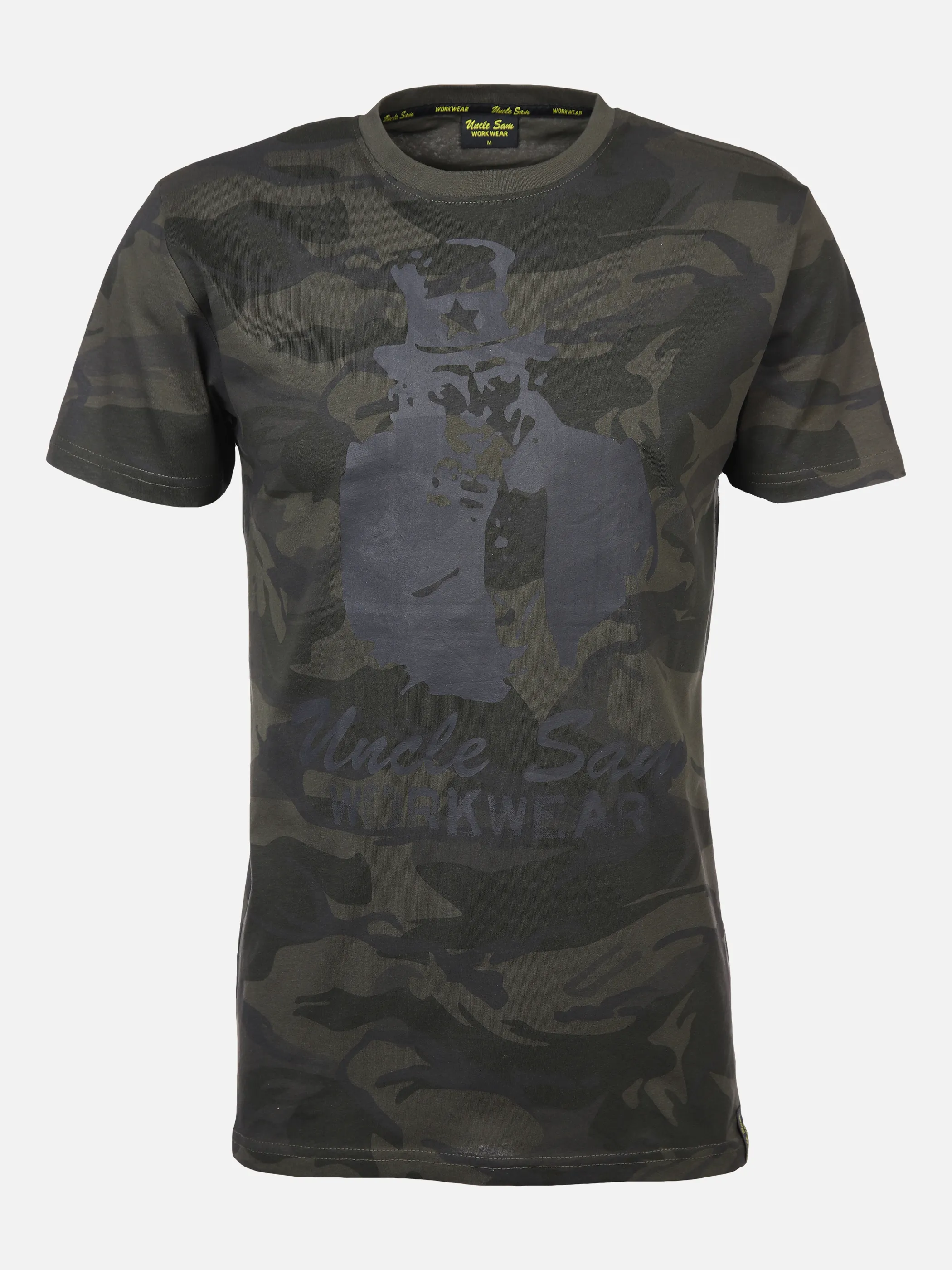 Uncle Sam He. T-Shirt 1/2 Arm Grün 881503 OLIV 1 Uncle Sam He. T-Shirt 1/2 Arm Grün 881503 OLIV 1