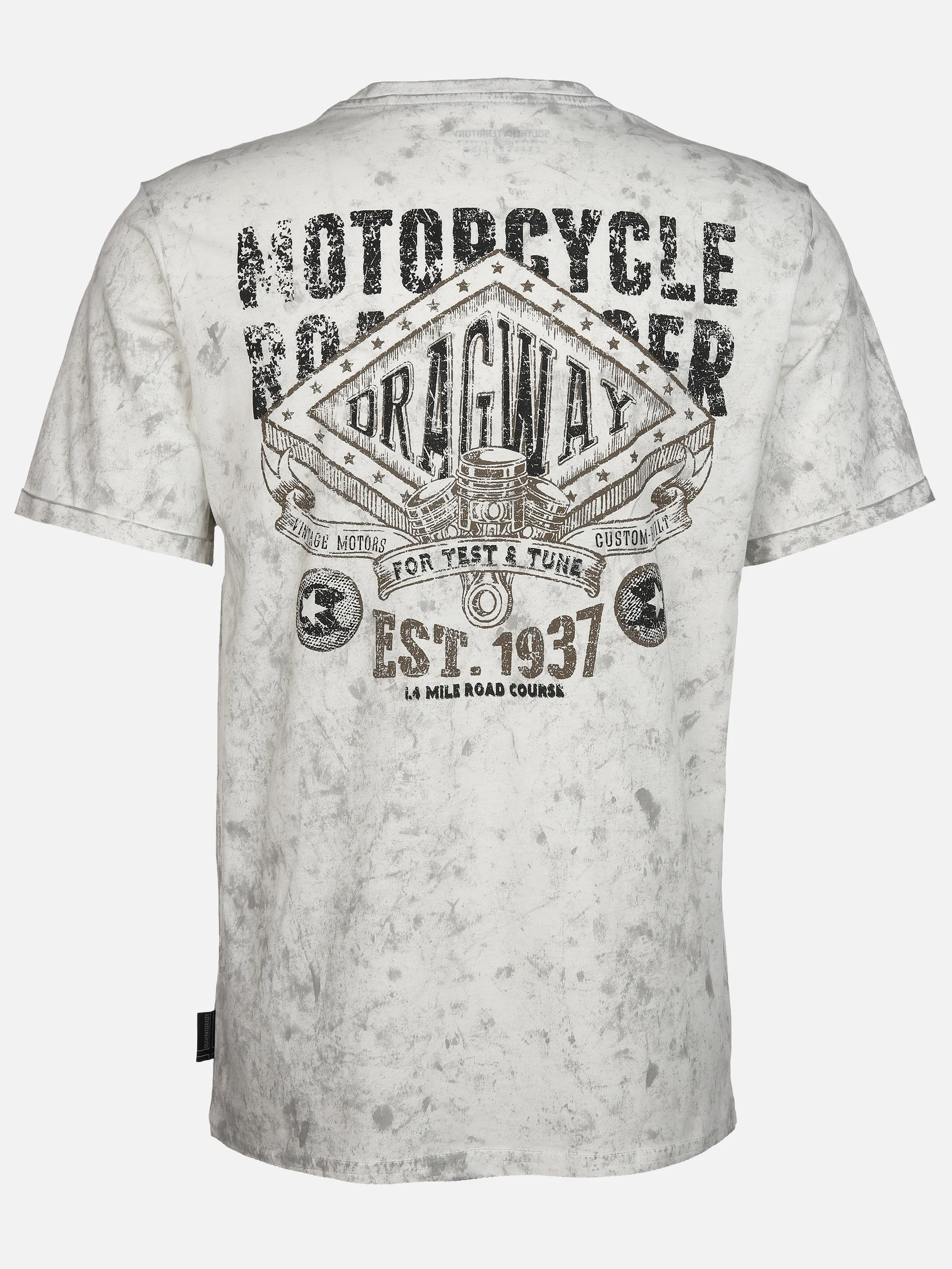 Southern Territory He. Henleyshirt 1/2 Arm 2in1 eagle acid Weiß 898495 OFFWHITE 2