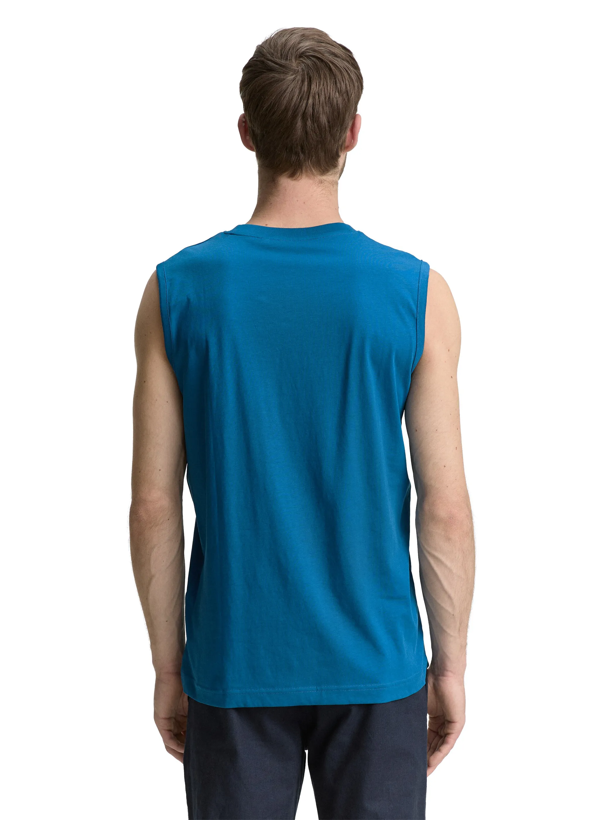Tom Tailor 1046790 tanktop with print Türkis 910587 28857 2
