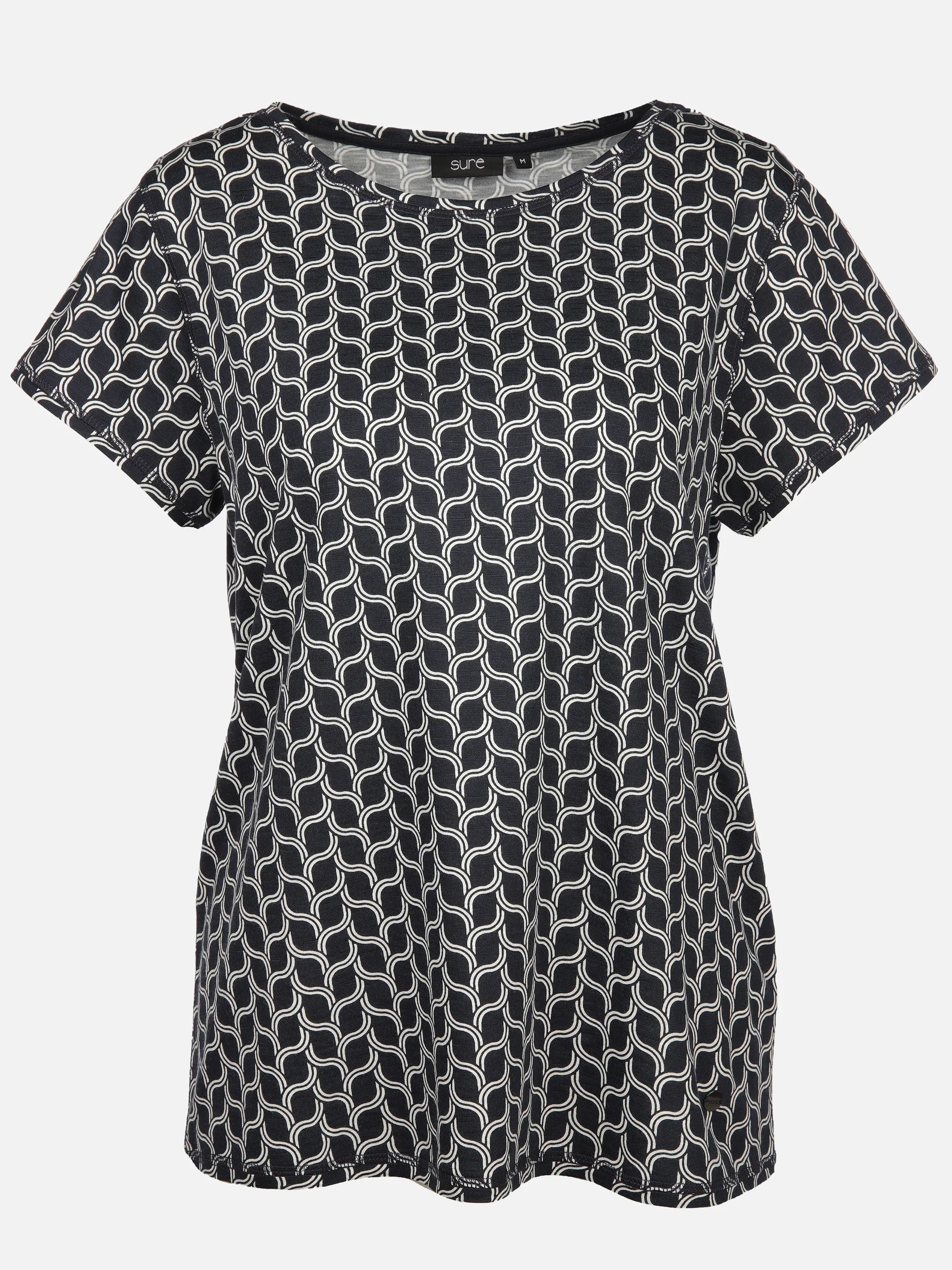 Sure Da-T-Shirt m. Print Grün 913180 SAPHIRE 1 Sure Da-T-Shirt m. Print Grün 913180 SAPHIRE 1