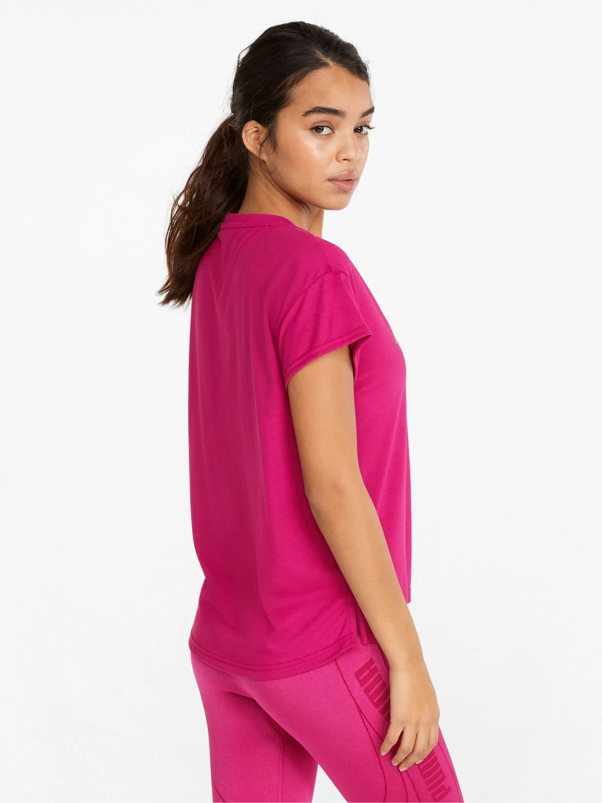 Puma 847100 Da-T-Shirt, gr. Puma Lo Pink 859763 14 5