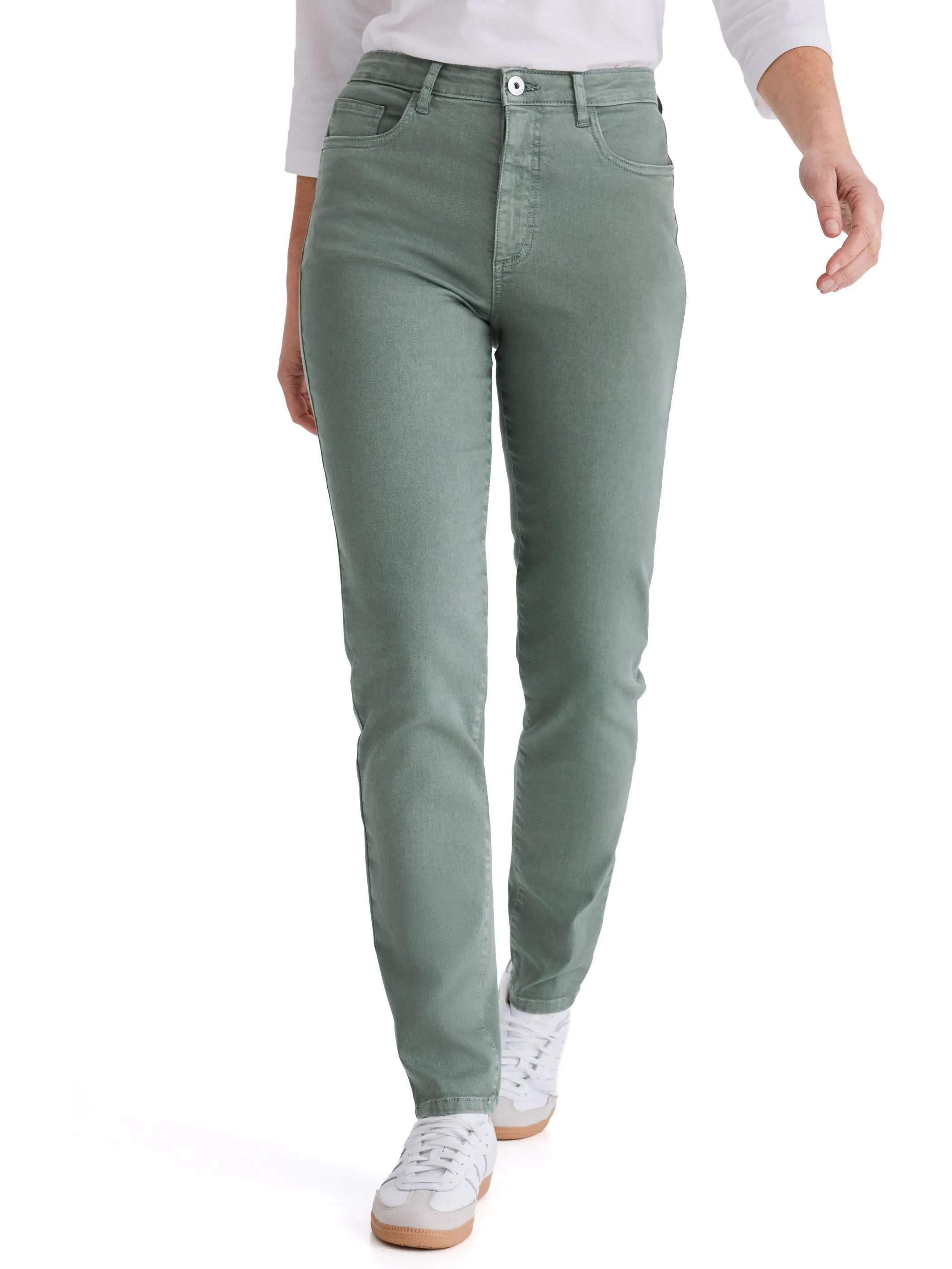 Stooker DOB 11801150005209 Da. Hosen lang, Grün 928287 5209 1