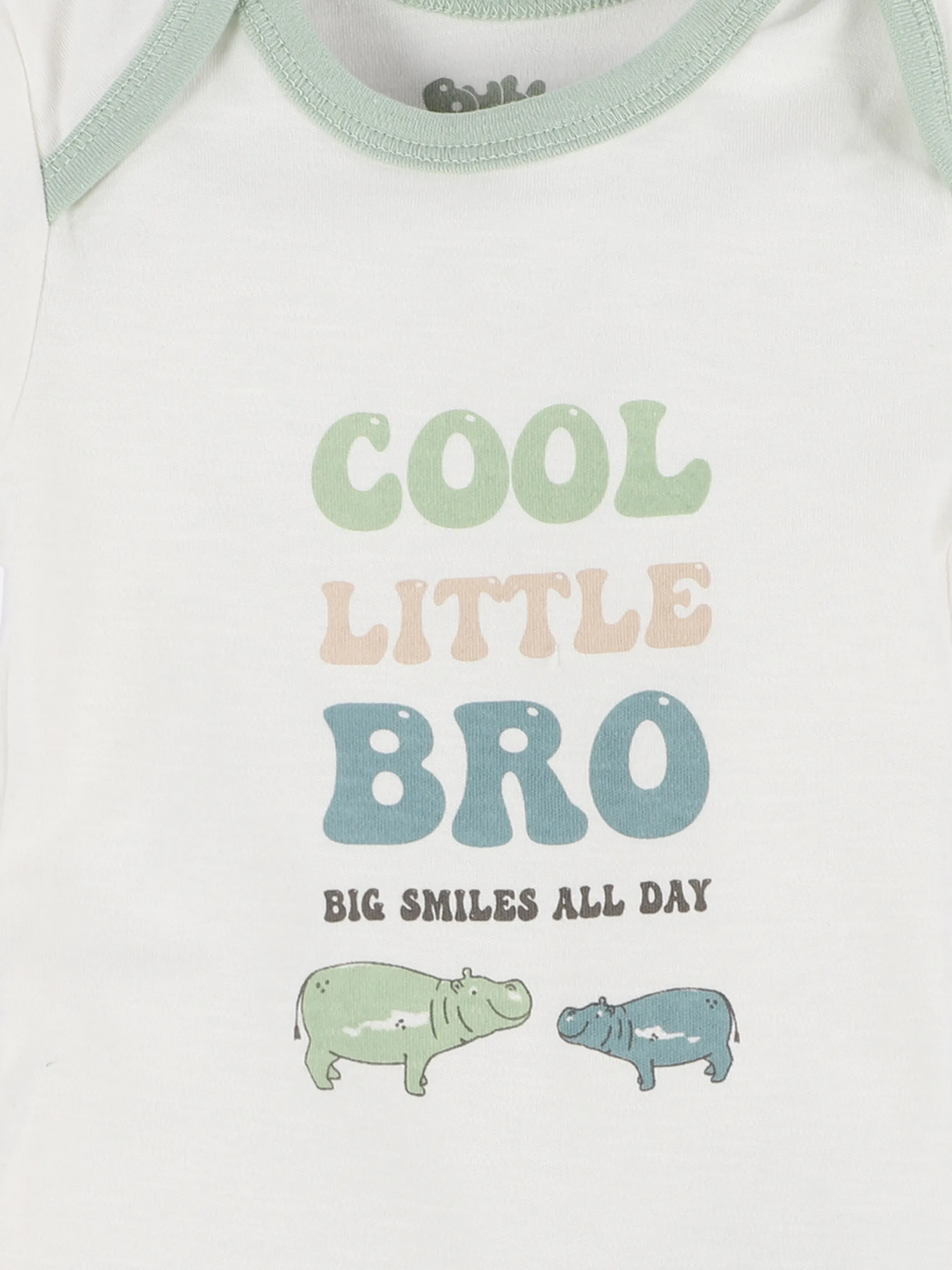 Bubble Gum BU kurzarm Body mit Frontprint in weiß Weiß 890872 WEIß 3 Bubble Gum BU kurzarm Body mit Frontprint in weiß Weiß 890872 WEIß 3