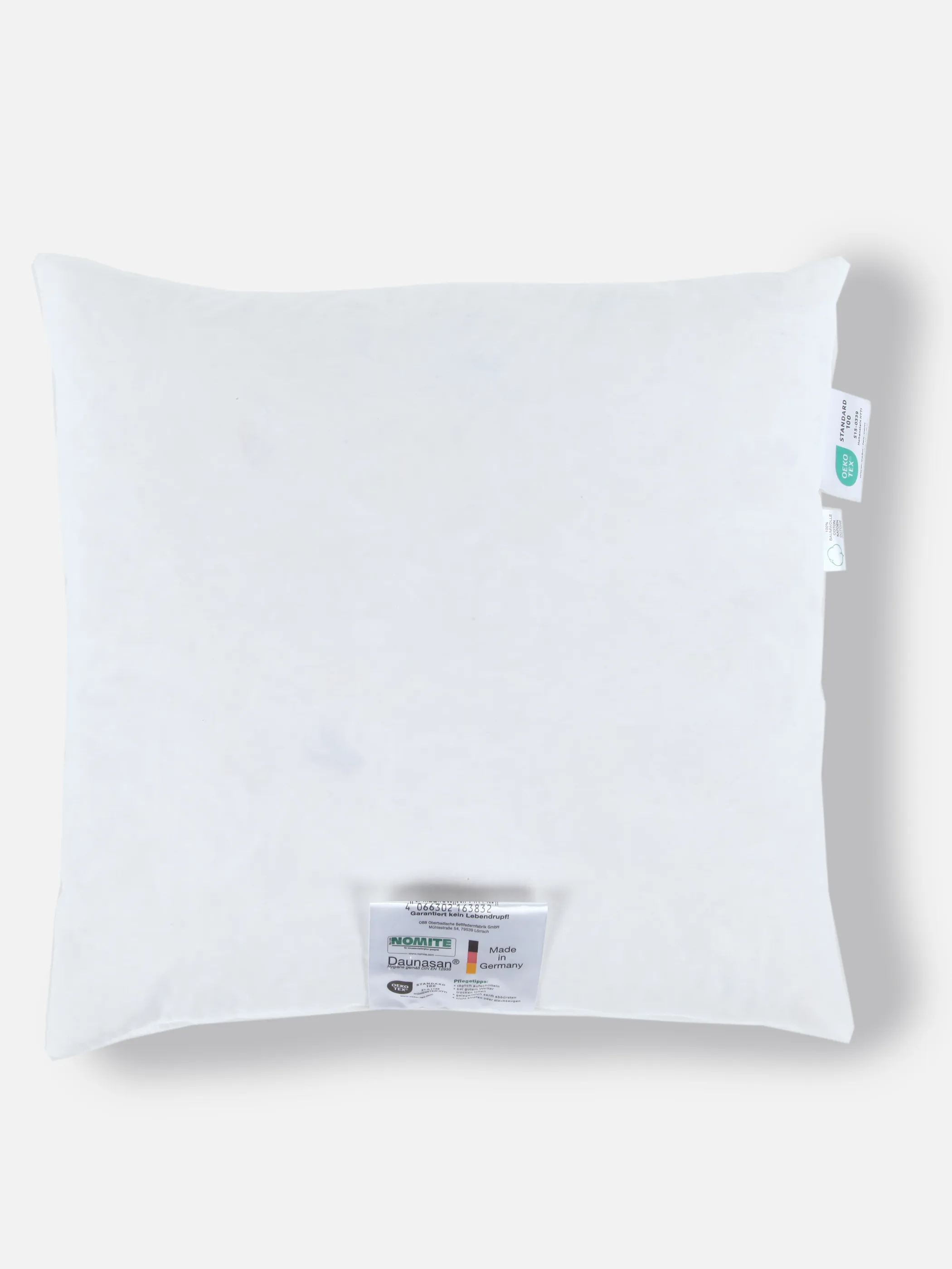 OBB Feder Füllkissen 40x40 Weiß 908965 WEIß 1