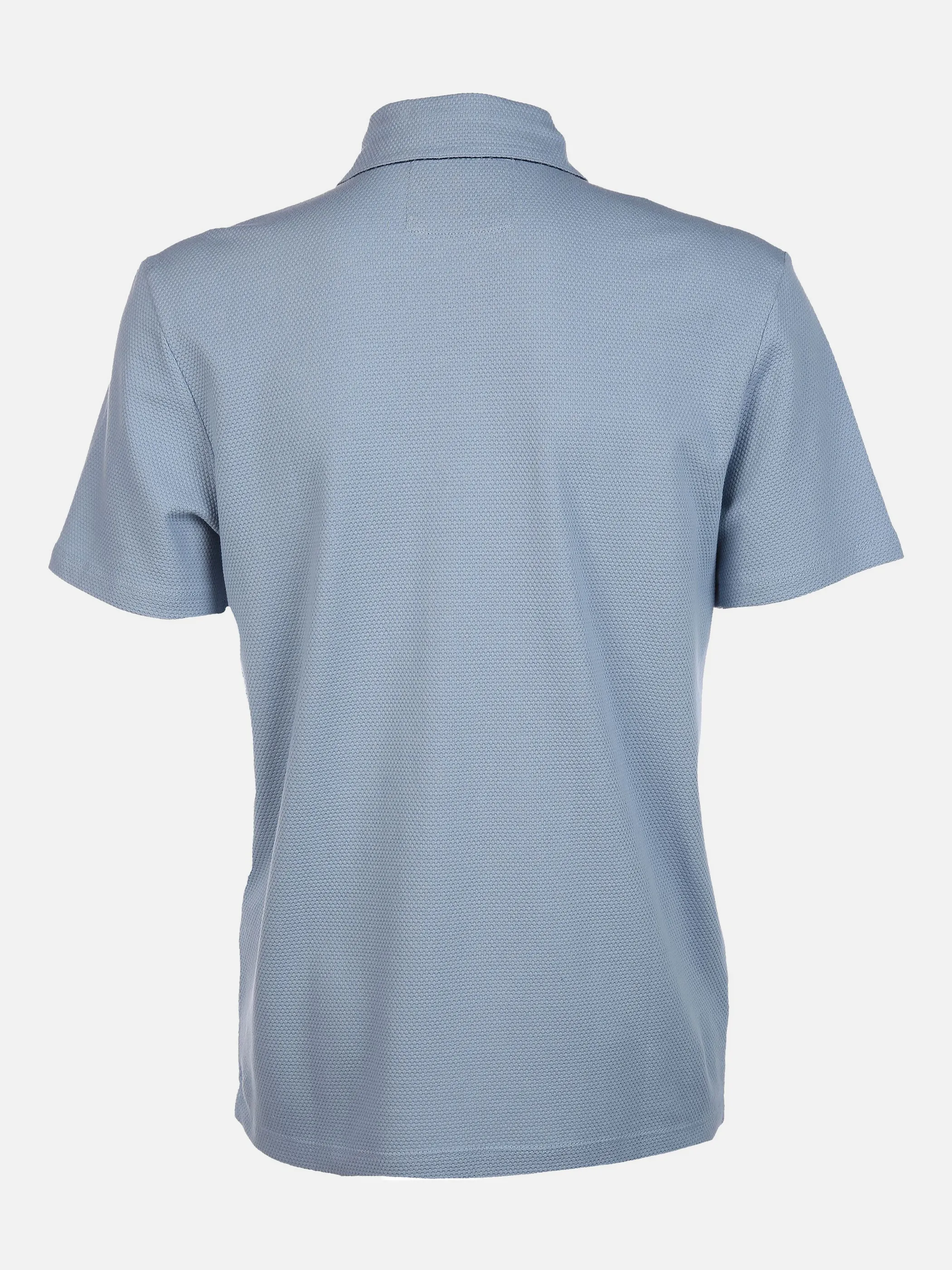 Tom Tailor 1025431 structured fabric polo Blau 850237 11752 2