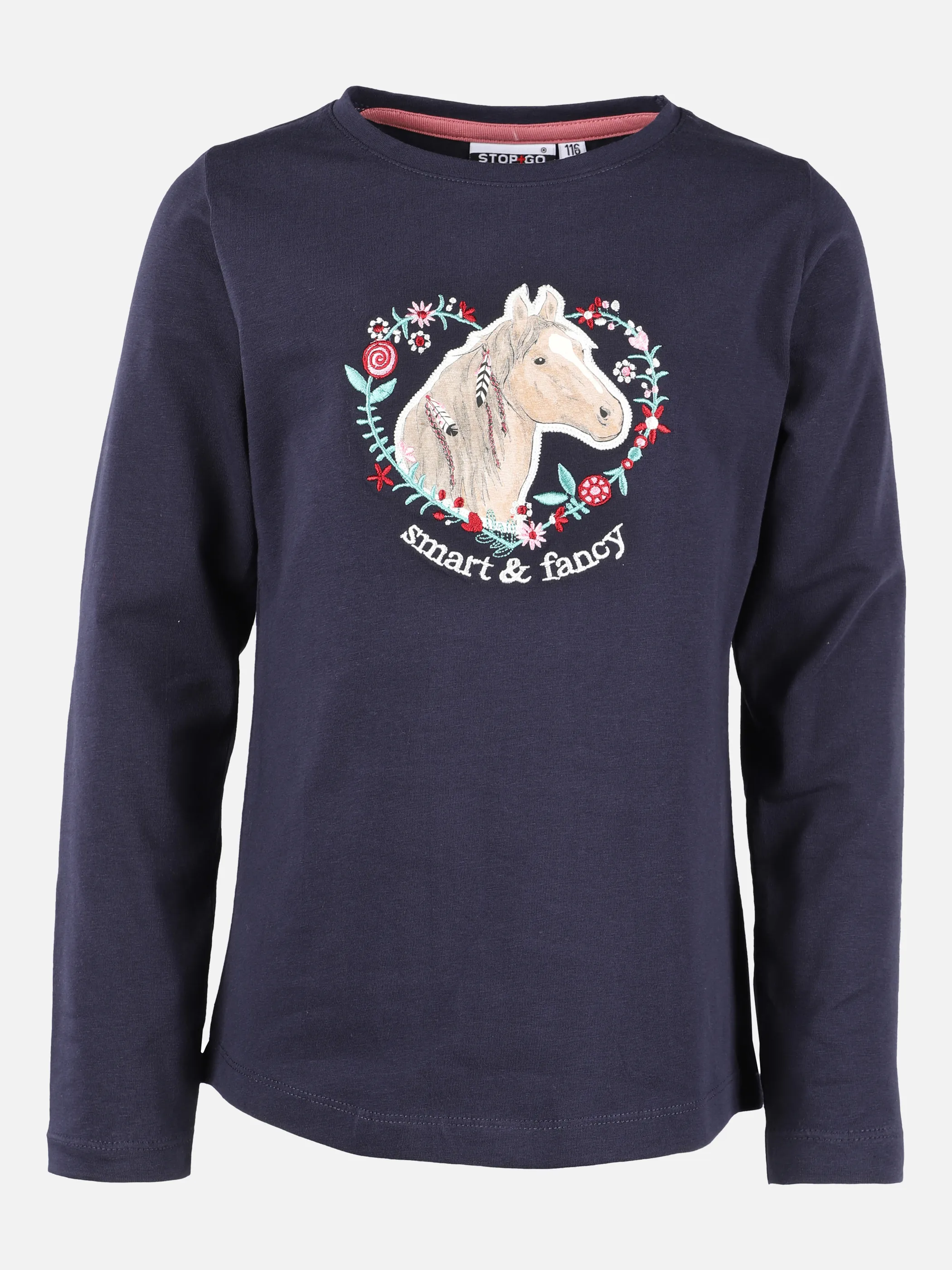 Stop + Go MG Longsleeve Shirt in Navy Blau 868423 NAVY 1 Stop + Go MG Longsleeve Shirt in Navy Blau 868423 NAVY 1