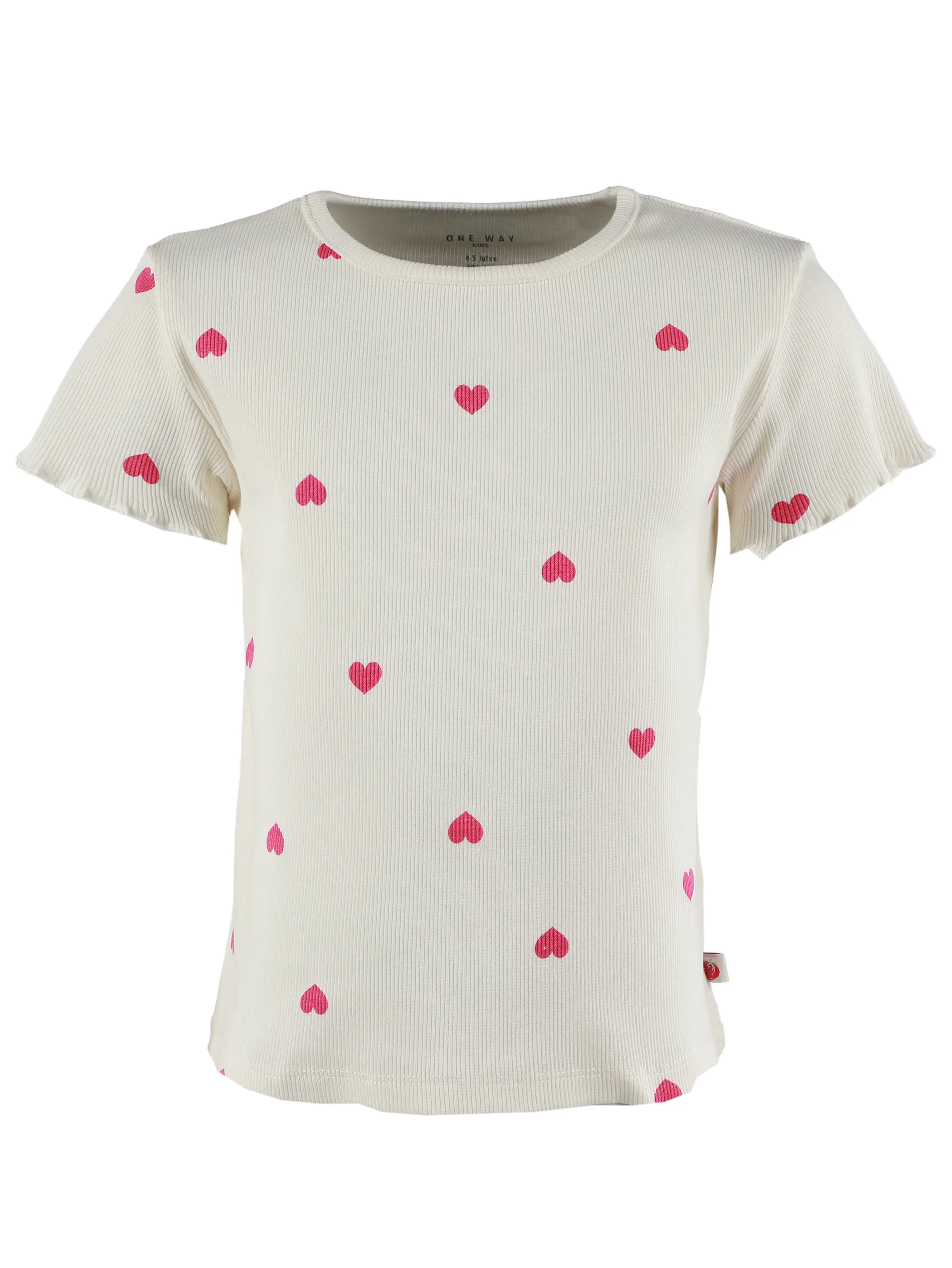 One Way MG T-Shirt mit herzen AOP in beige Beige 921834 BEIGE 1