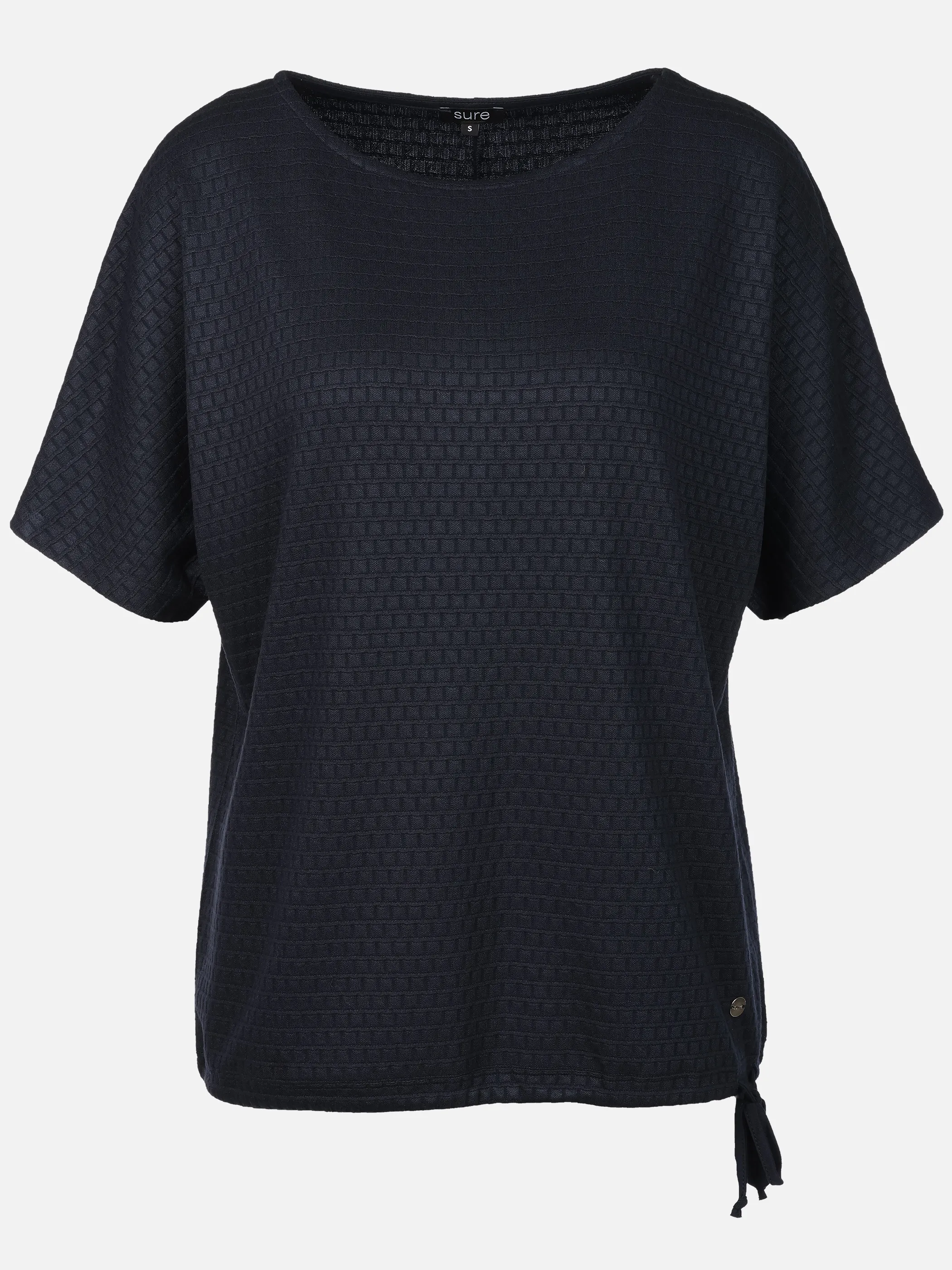 Sure Da-Jacquard-T-Shirt Blau 922069 SAPHIRE 1