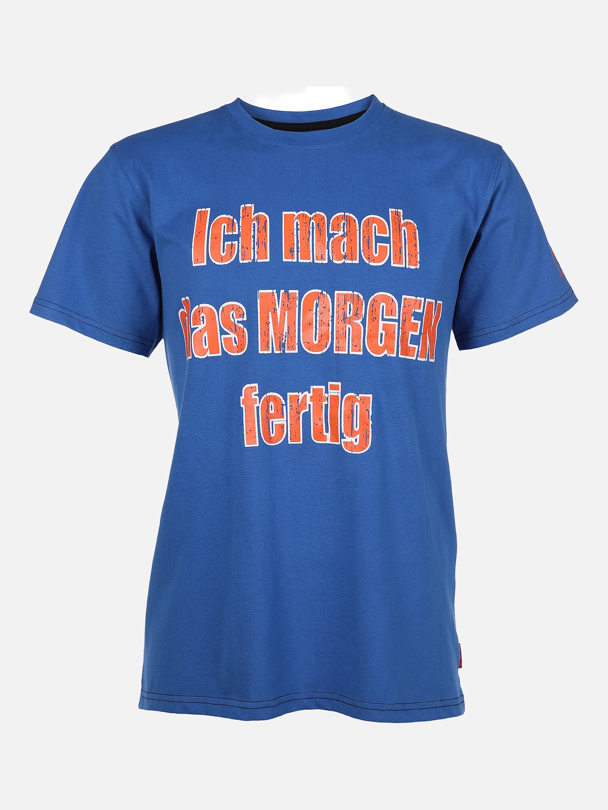 Worker He. T-Shirt 1/2 Arm Sprüche Blau 861655 BLUE 1 Worker He. T-Shirt 1/2 Arm Sprüche Blau 861655 BLUE 1