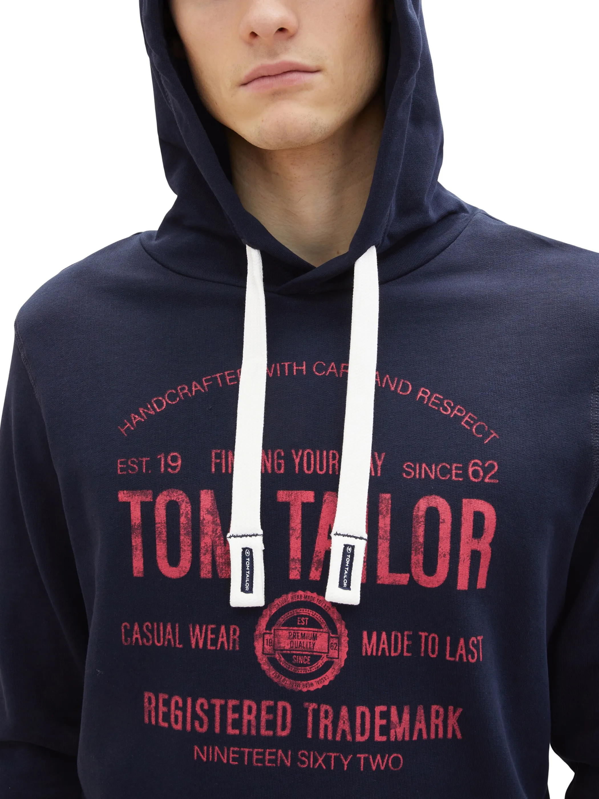 Tom Tailor 1038605 hoodie with print Blau 880532 10668 3 Tom Tailor 1038605 hoodie with print Blau 880532 10668 3