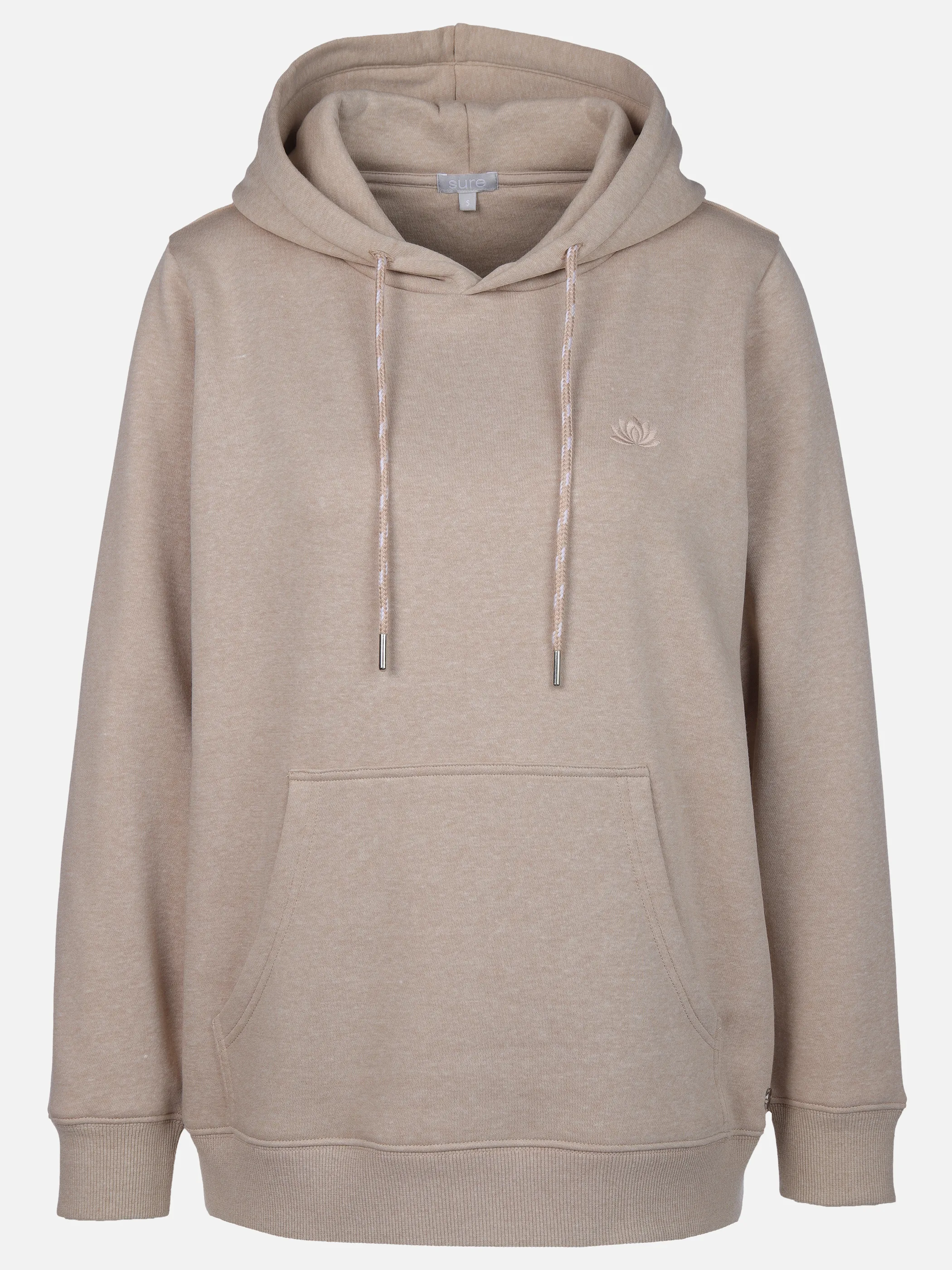 Sure Da-Sweatshirt m. Kapuze Beige 913117 BEIGEMEL 1