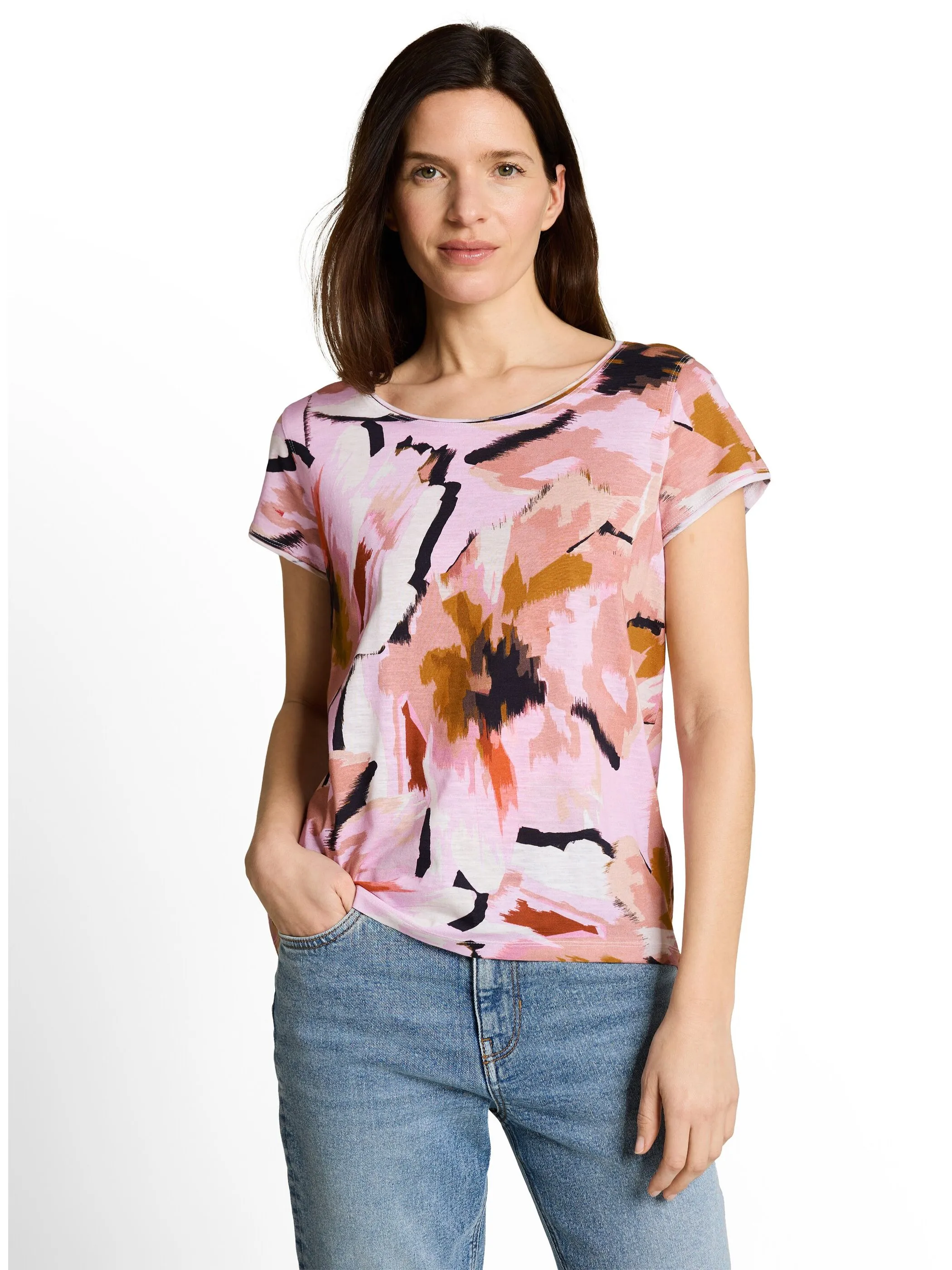 Tom Tailor 1050423 NOS T-shirt slub jersey wide crew Bunt 922033 39736 1