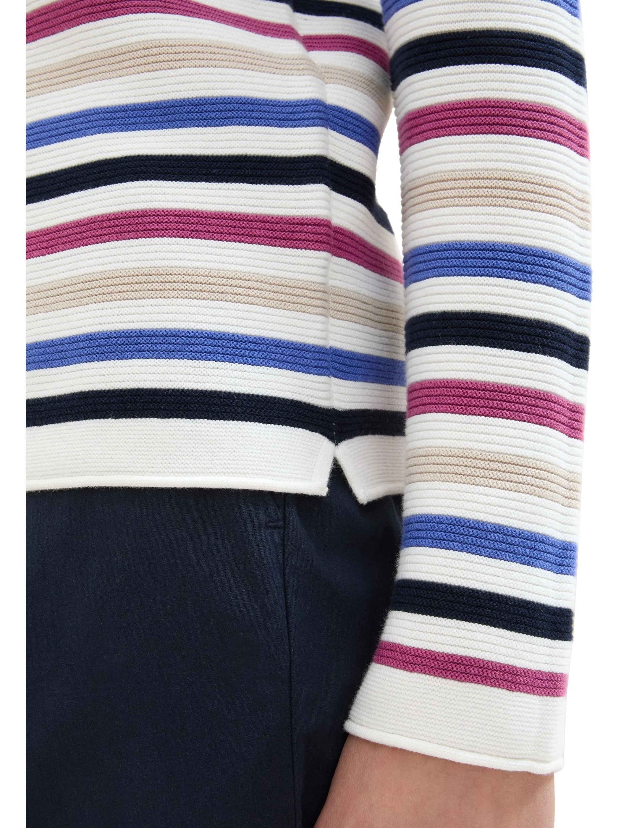 Tom Tailor 1016350 NOS sweater new ottoma Bunt 827729 36208 3