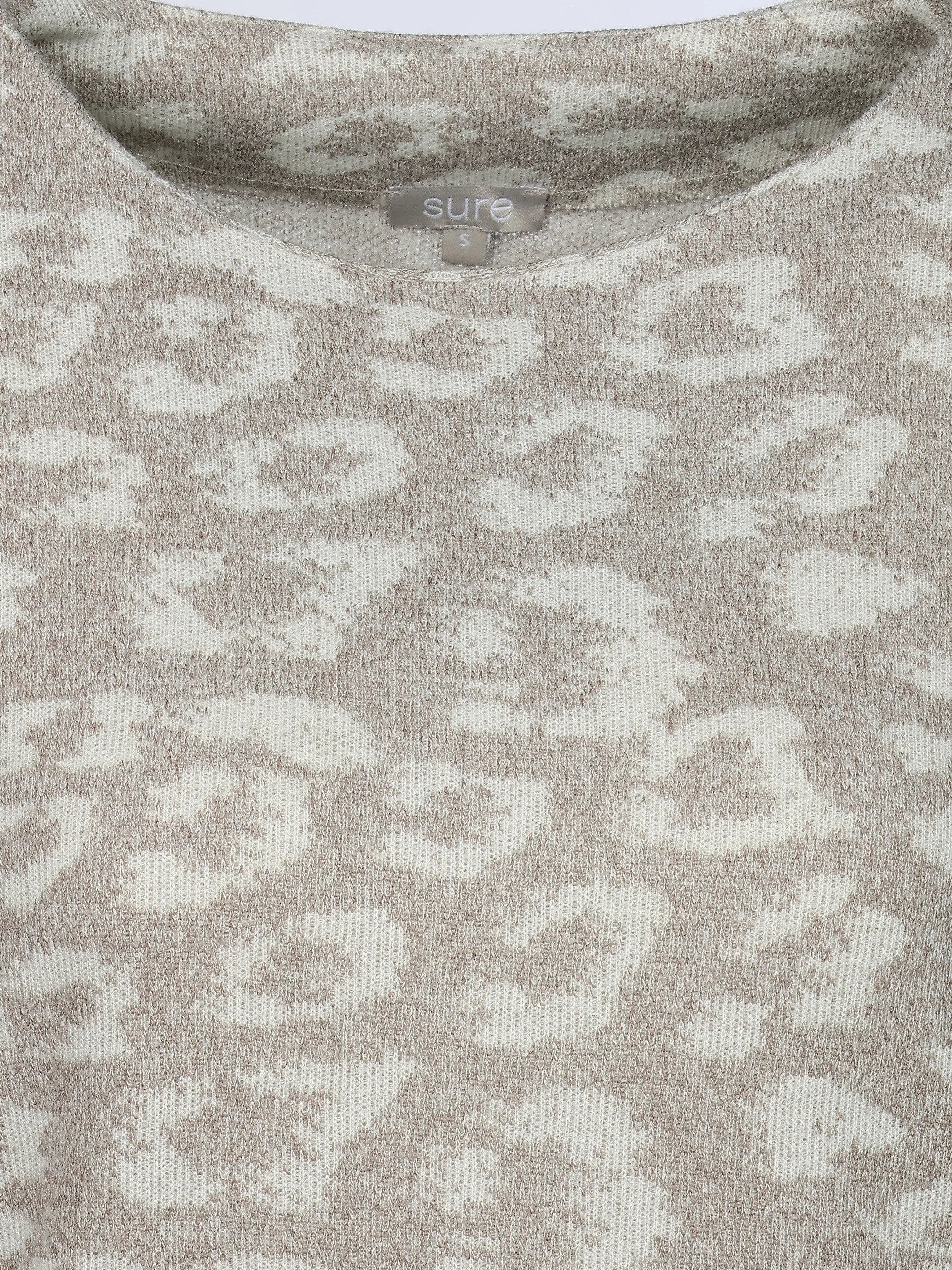 Sure Da-Jacquard Sweatshirt Beige 932951 LEO 3
