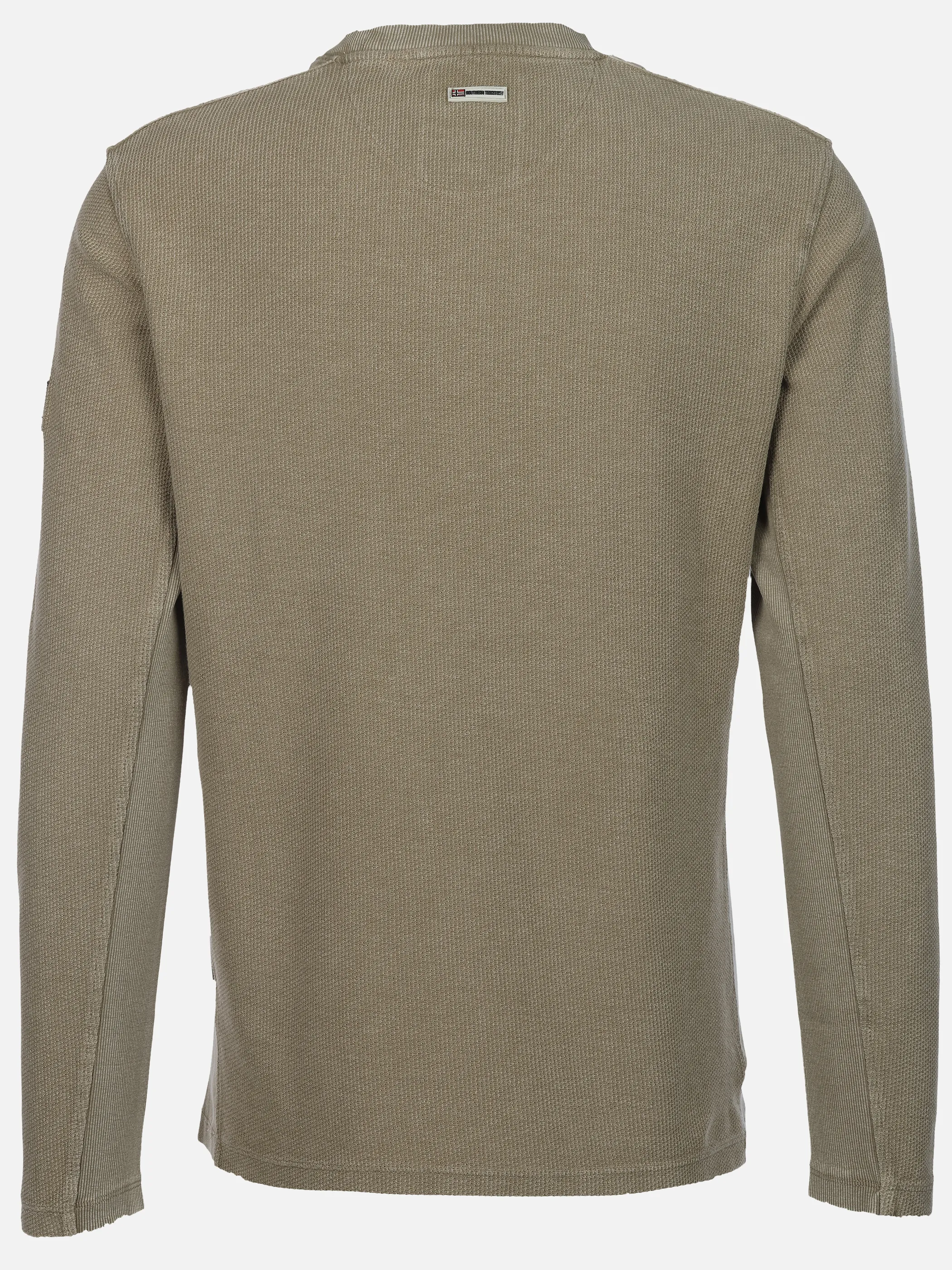 Southern Territory He. T-Shirt 1/1 Arm Struktur Beige 931167 STONE 2
