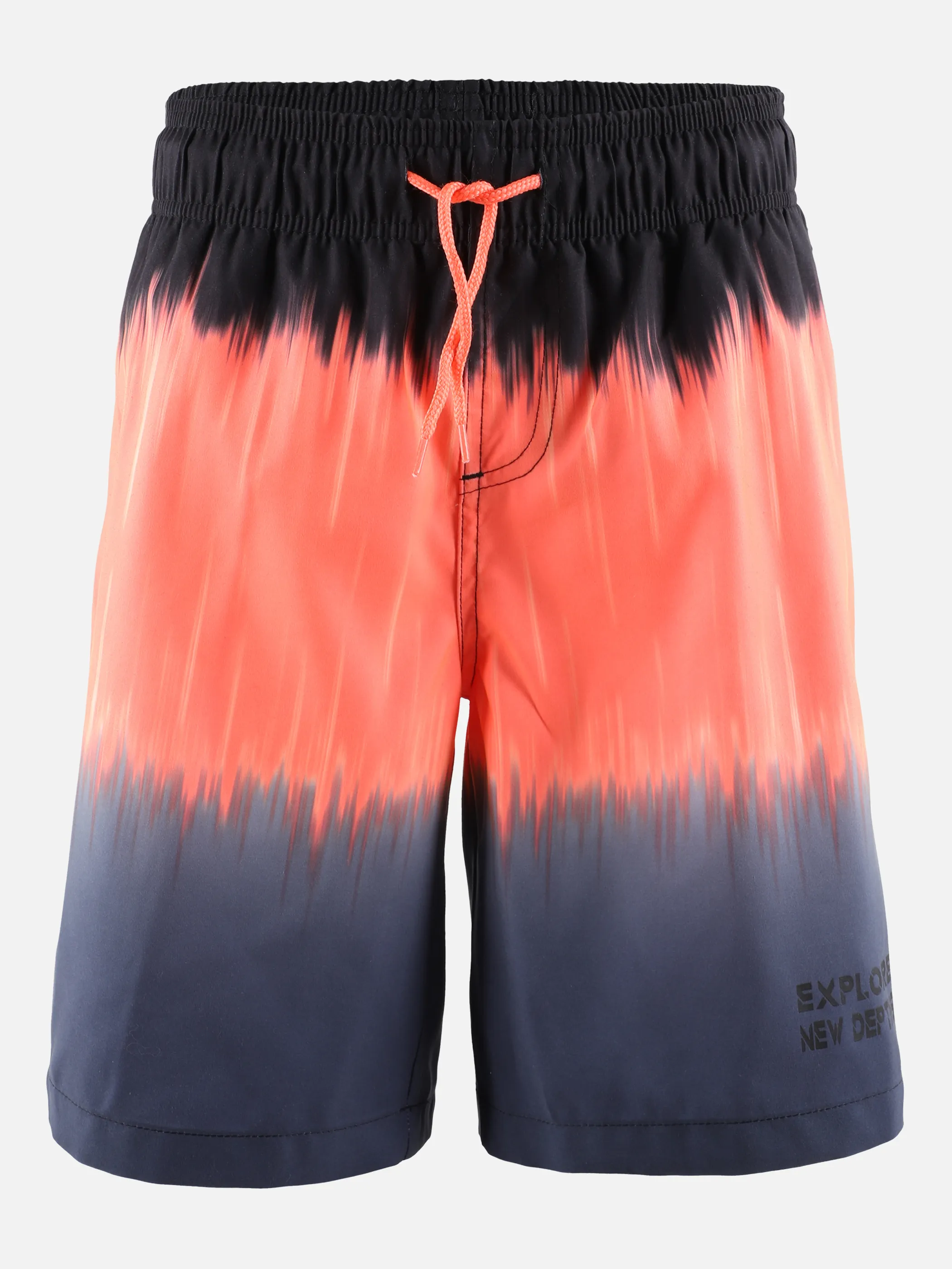 Stop + Go Kn-Badeshorts mit Druck Schwarz 876529 SCHWARZ/OR 1 Stop + Go Kn-Badeshorts mit Druck Schwarz 876529 SCHWARZ/OR 1